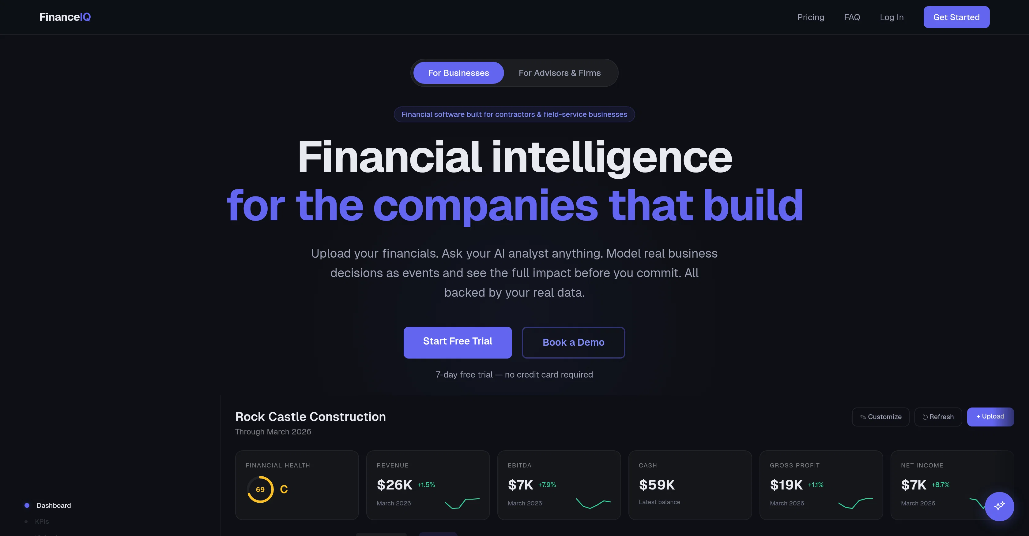 FinanceIQ screenshot