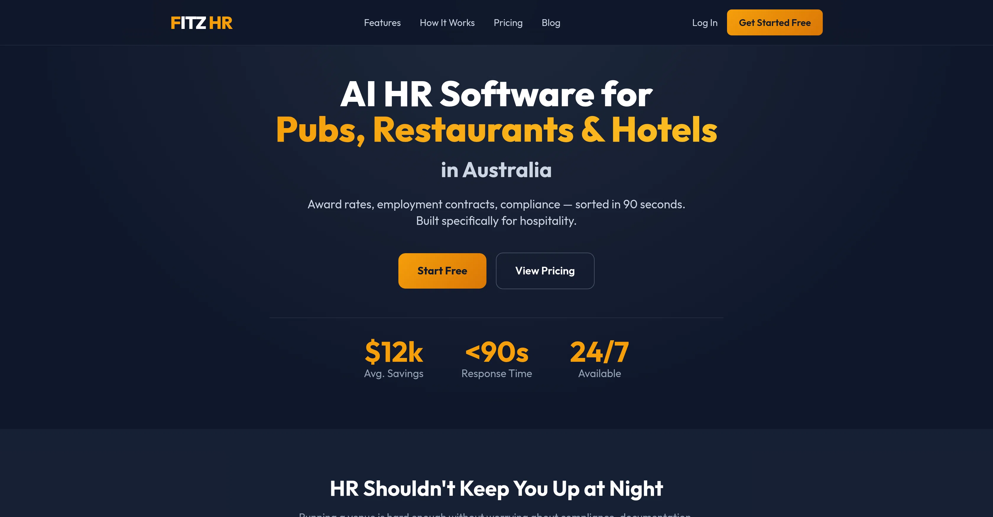 Fitz HR Australia screenshot