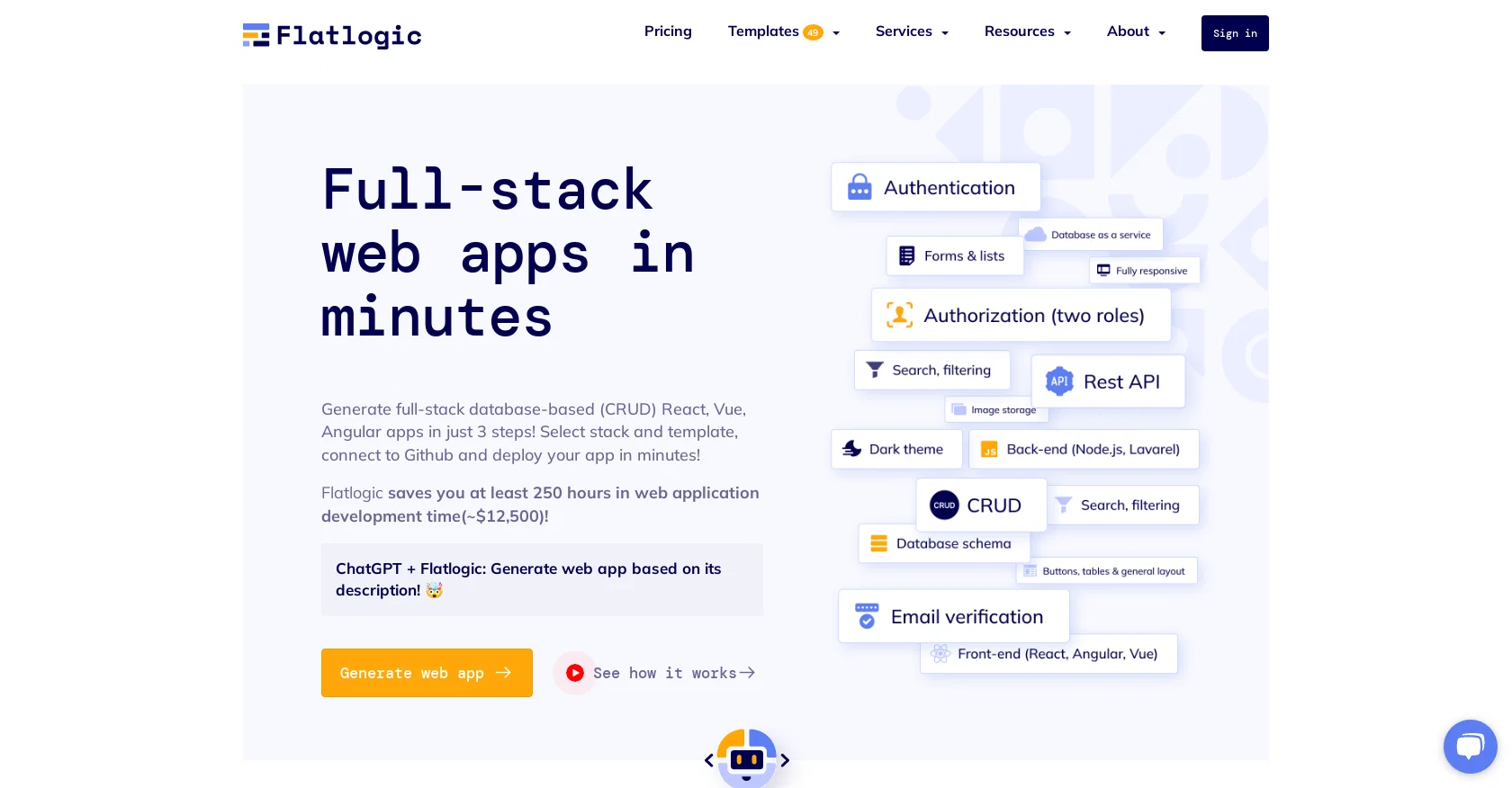 Flatlogic screenshot