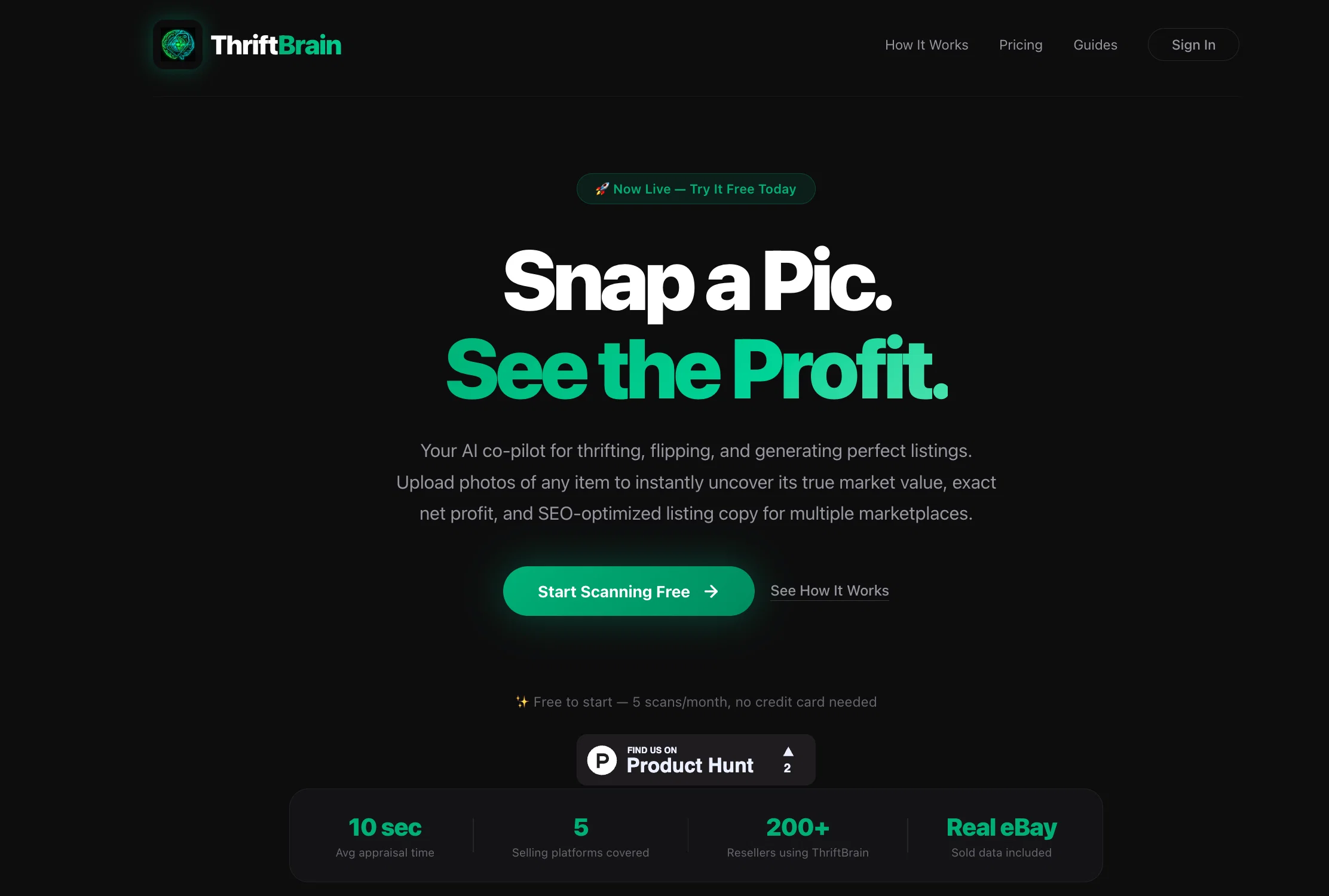 ThriftBrain screenshot