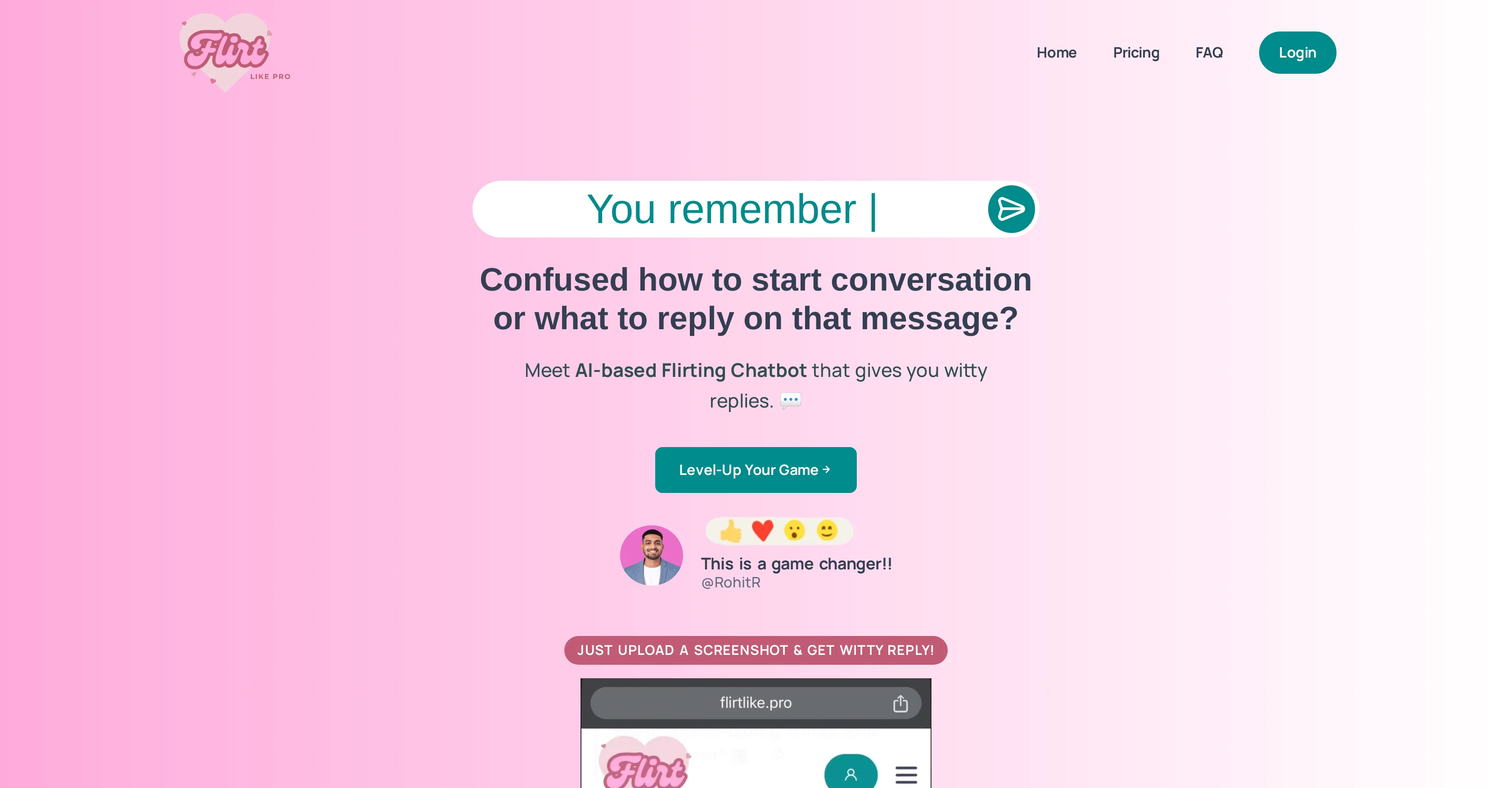 FlirtLikePro screenshot