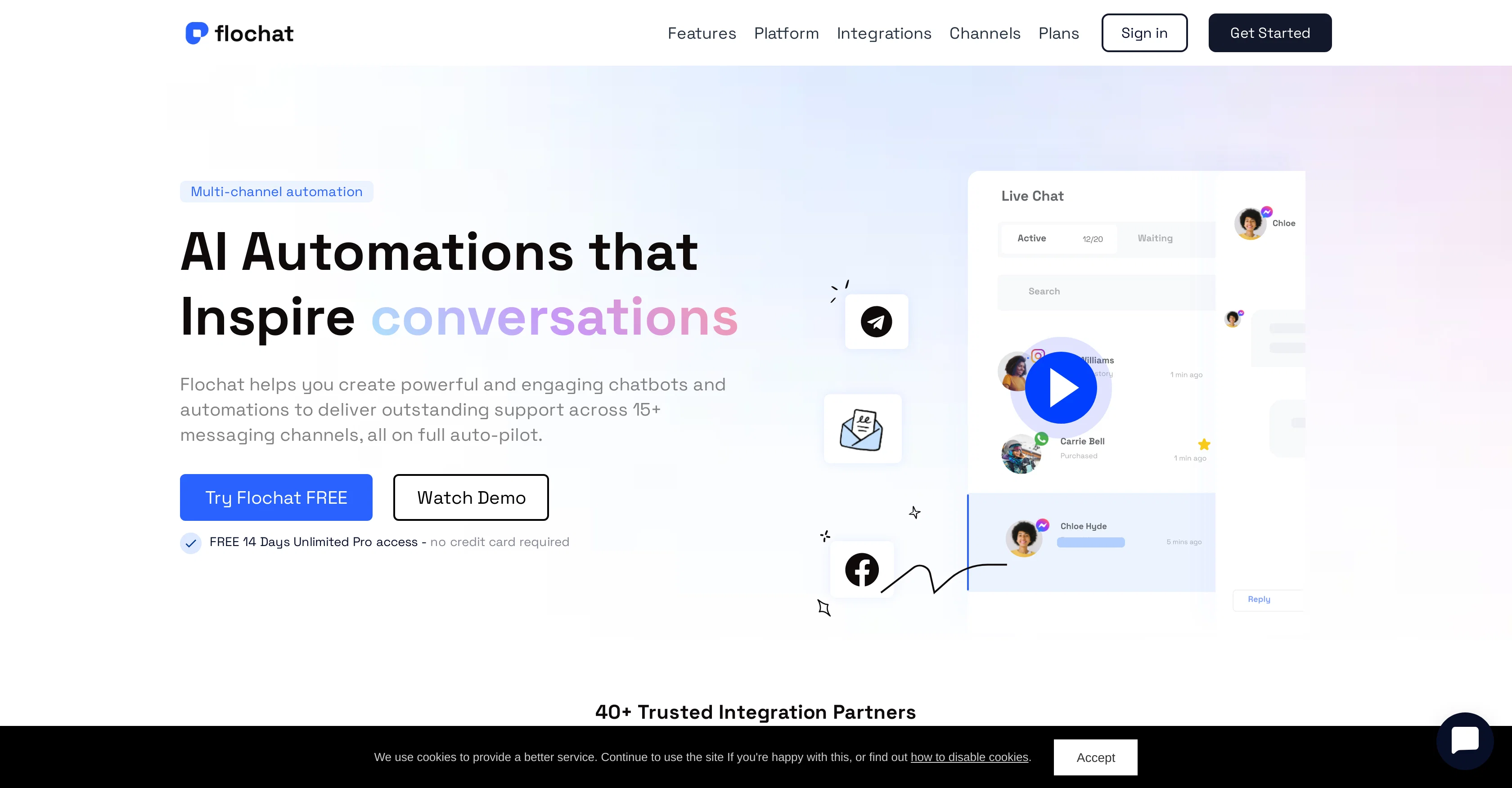 Flochat screenshot