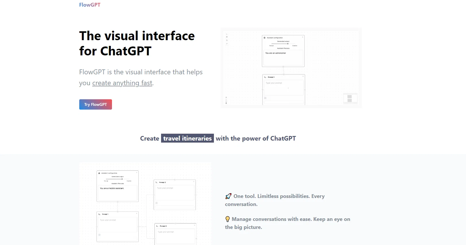 FlowGPT screenshot