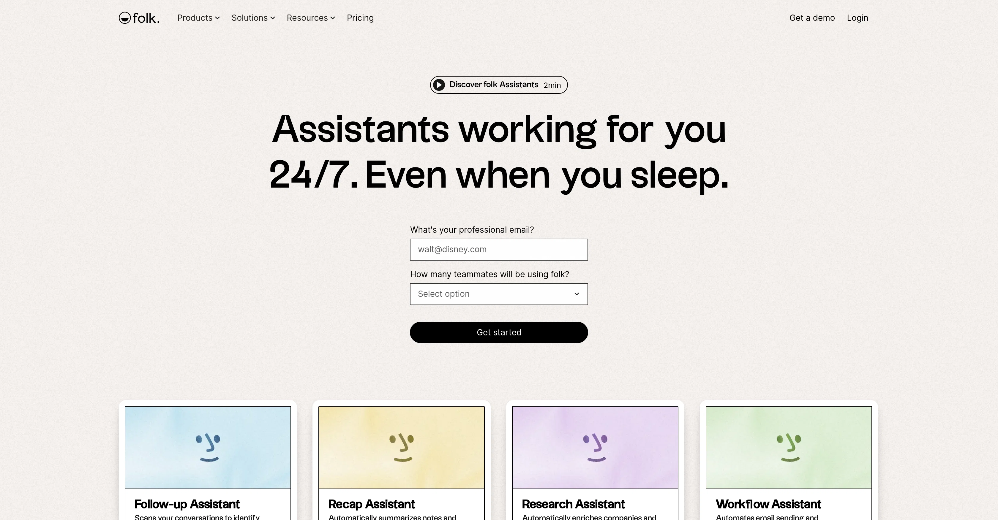 Folk Assistants screenshot