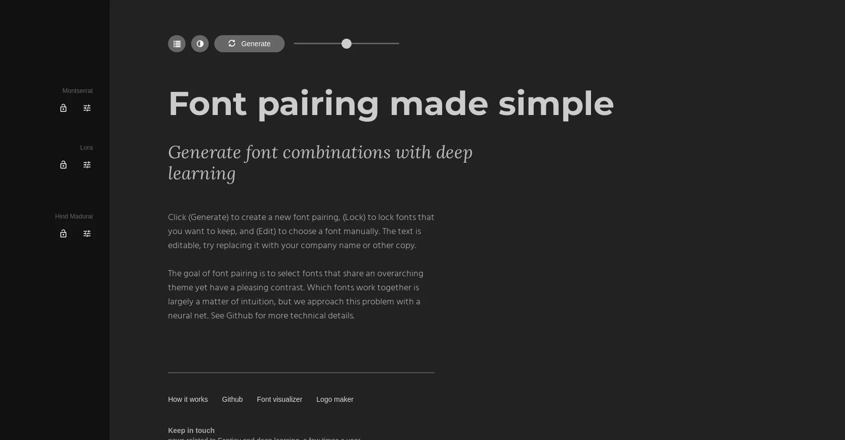 Fontjoy screenshot