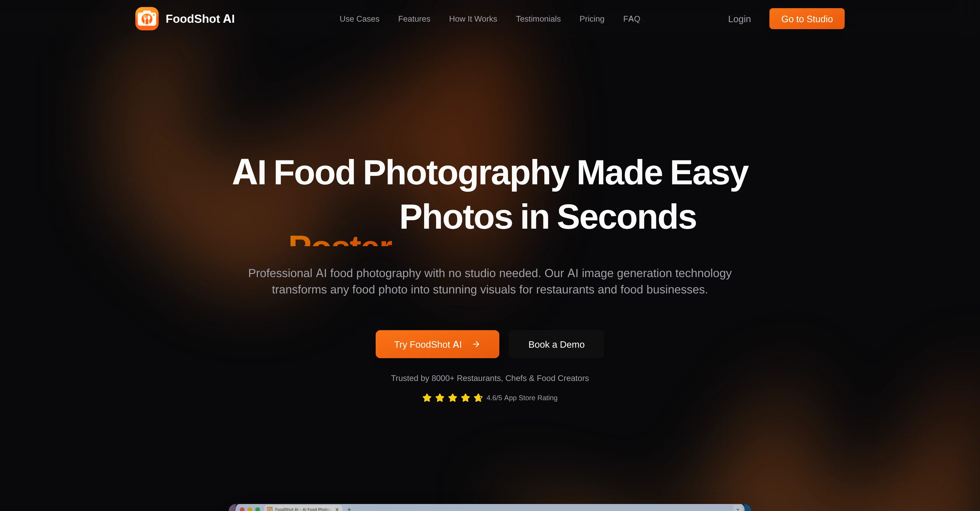 FoodShot AI screenshot