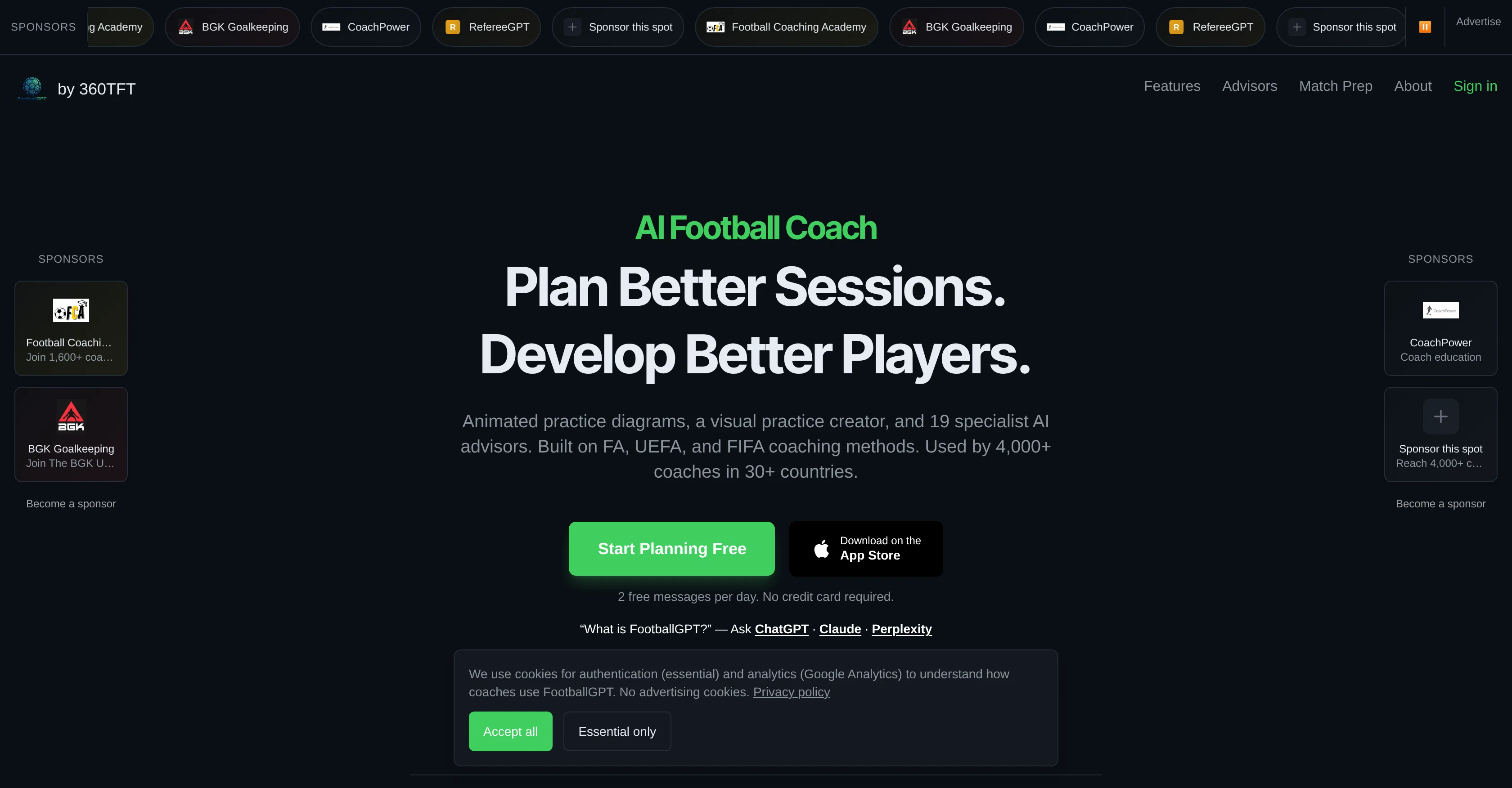 FootballGPT screenshot