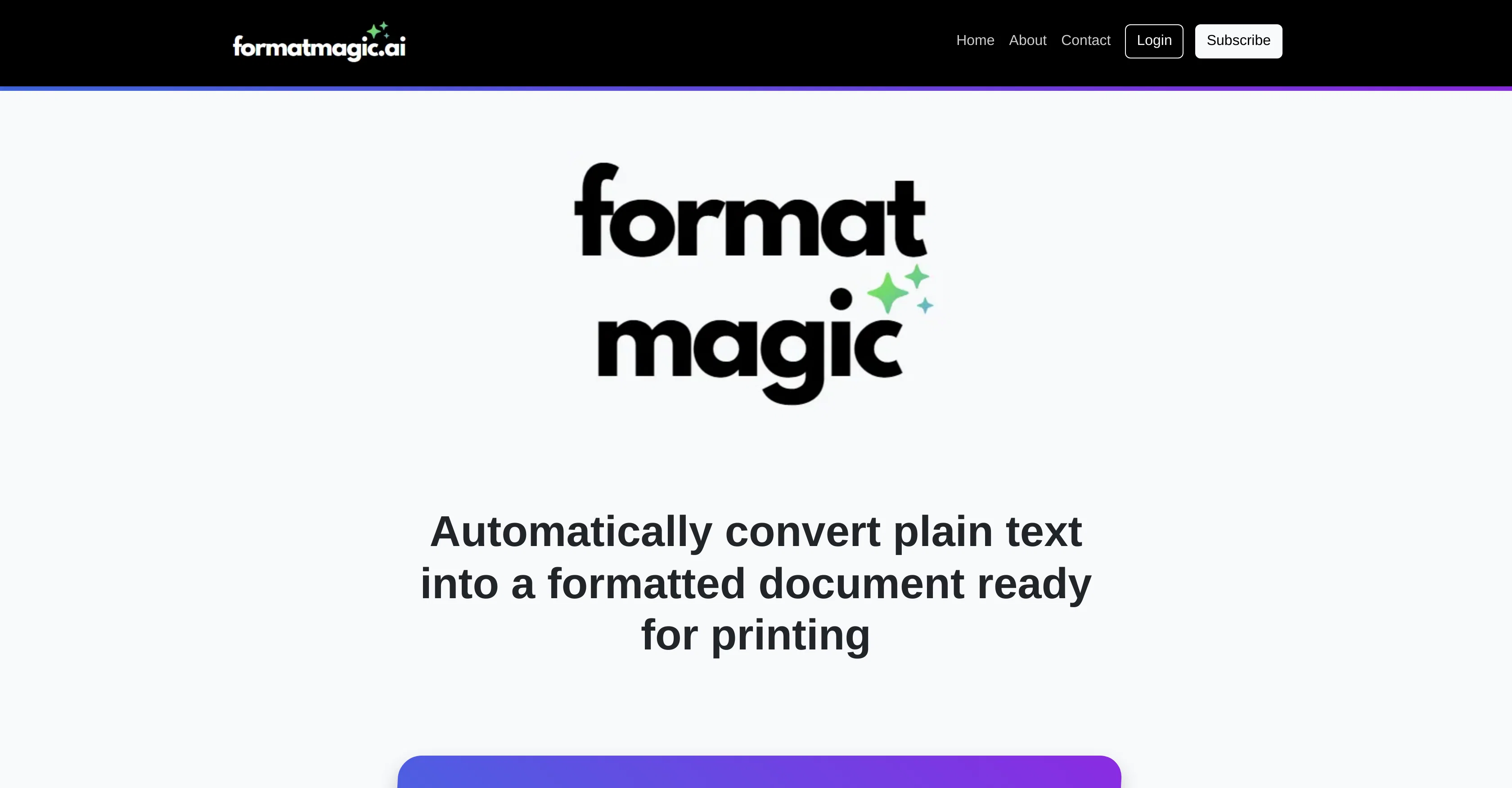 Format Magicv1.0 screenshot
