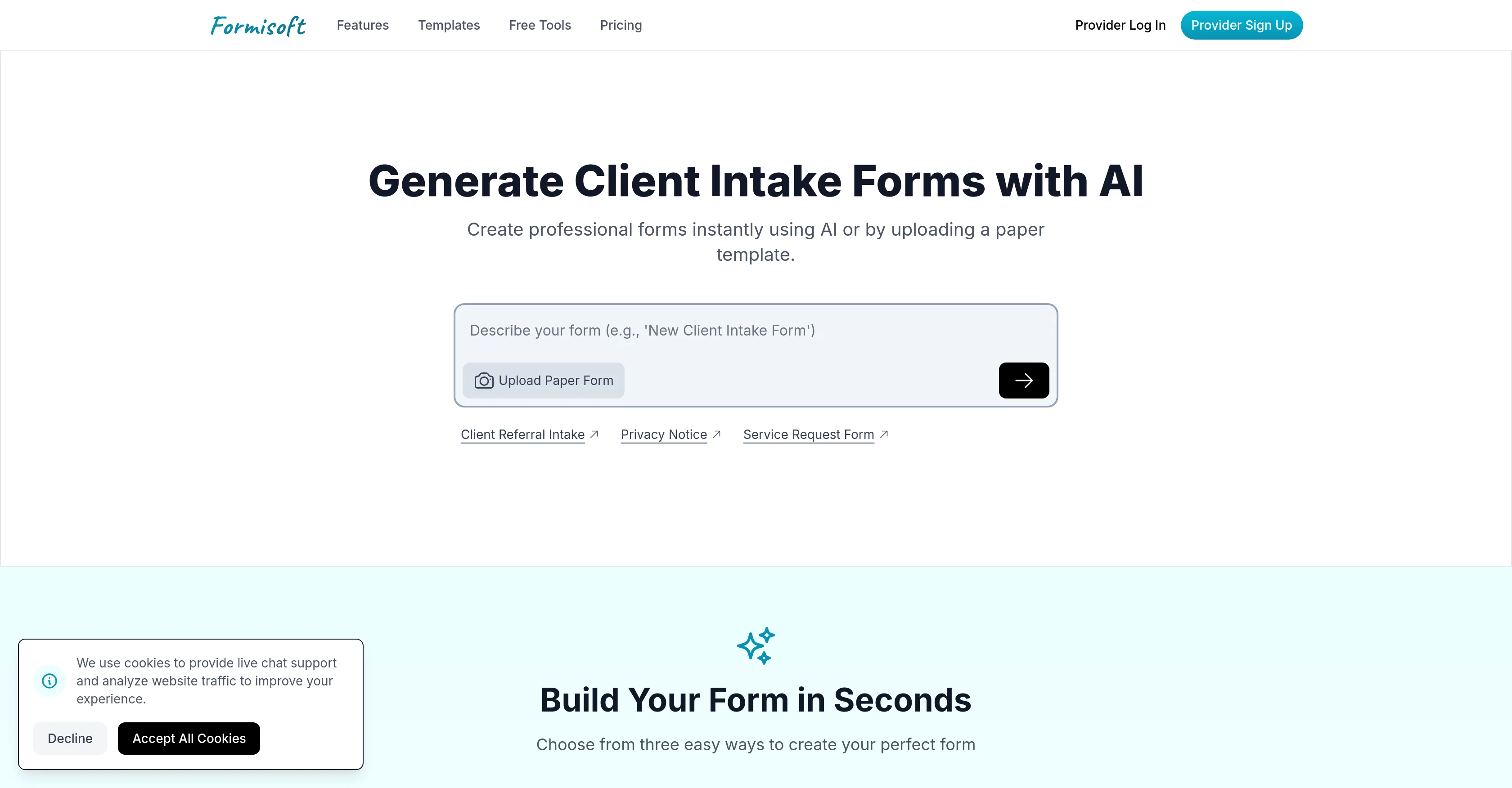 Formisoft screenshot