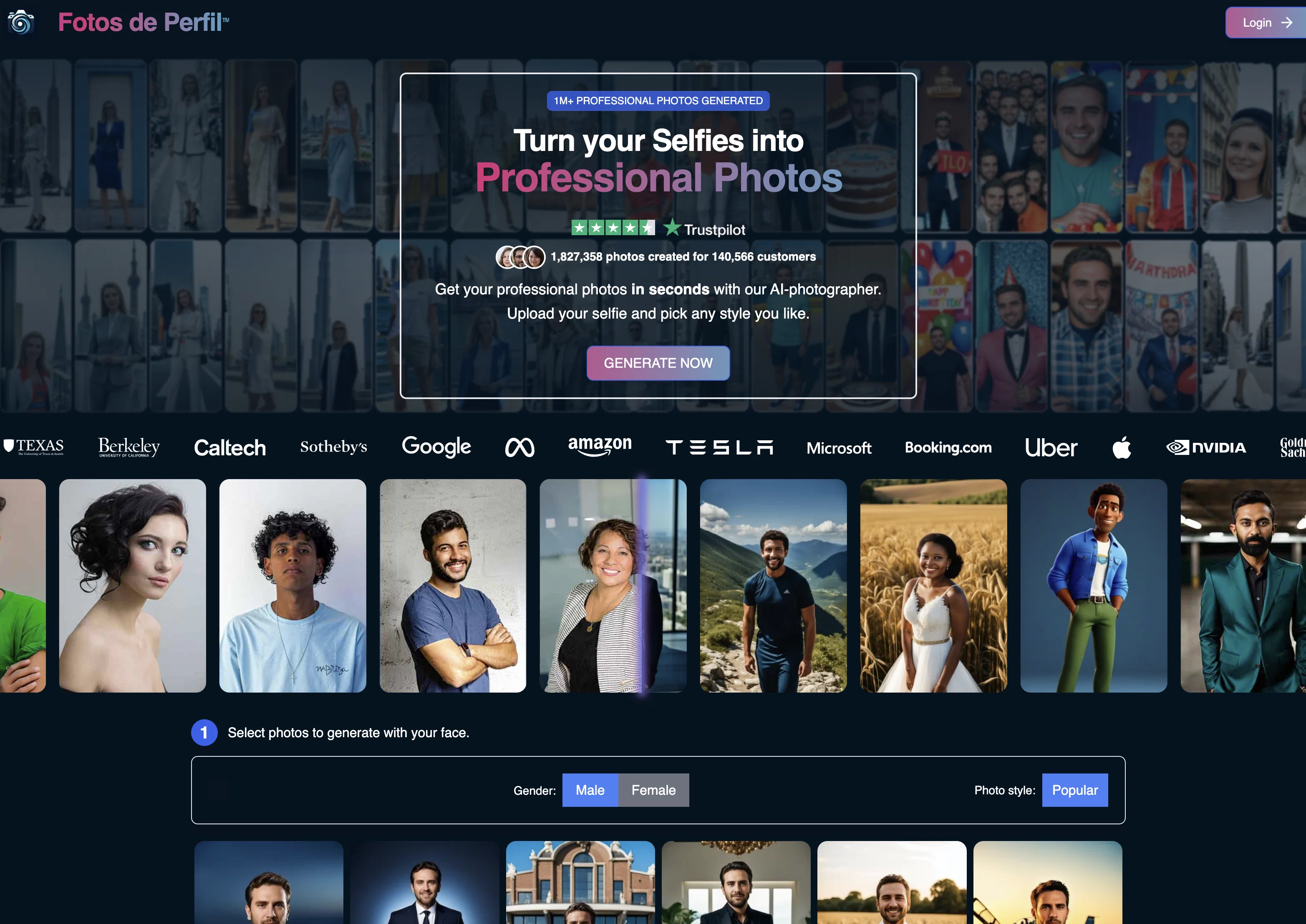 Fotos de Perfil screenshot