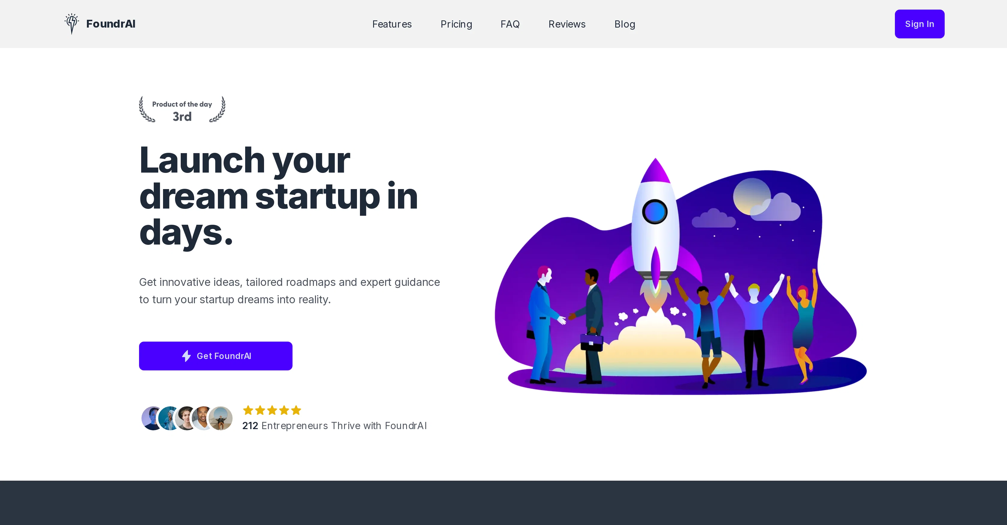 FoundrAI screenshot
