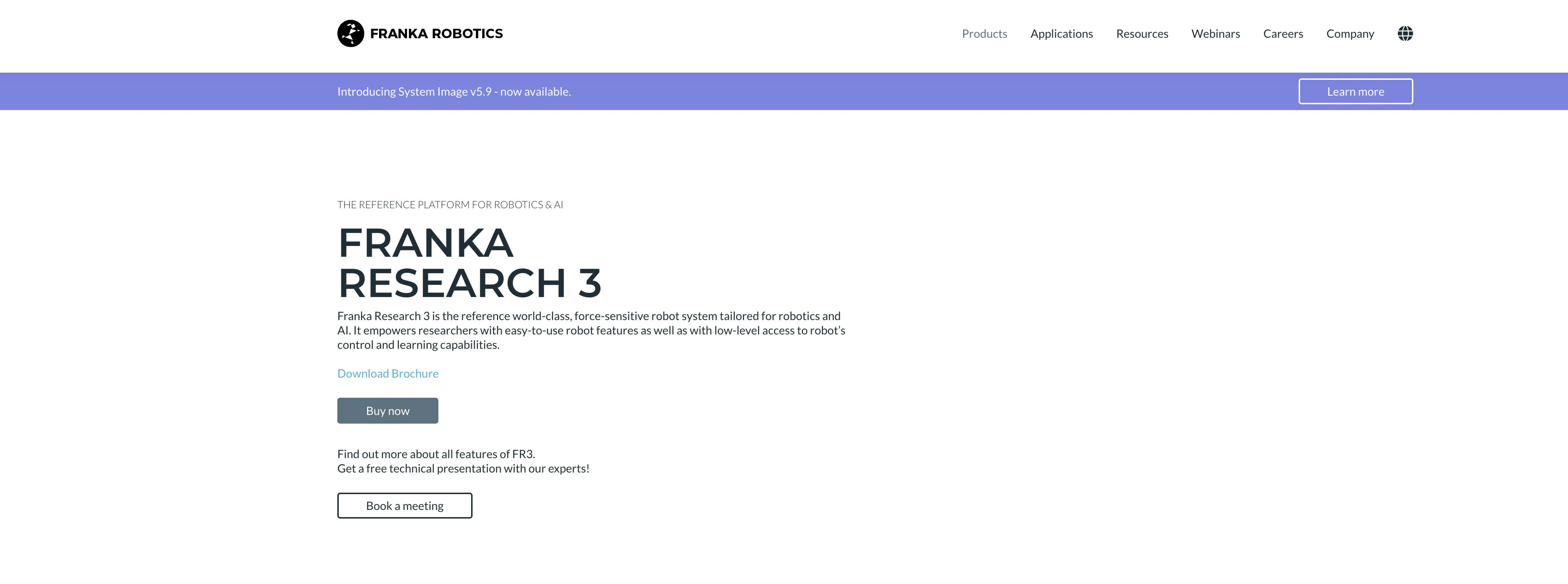 Franka Research 3 screenshot