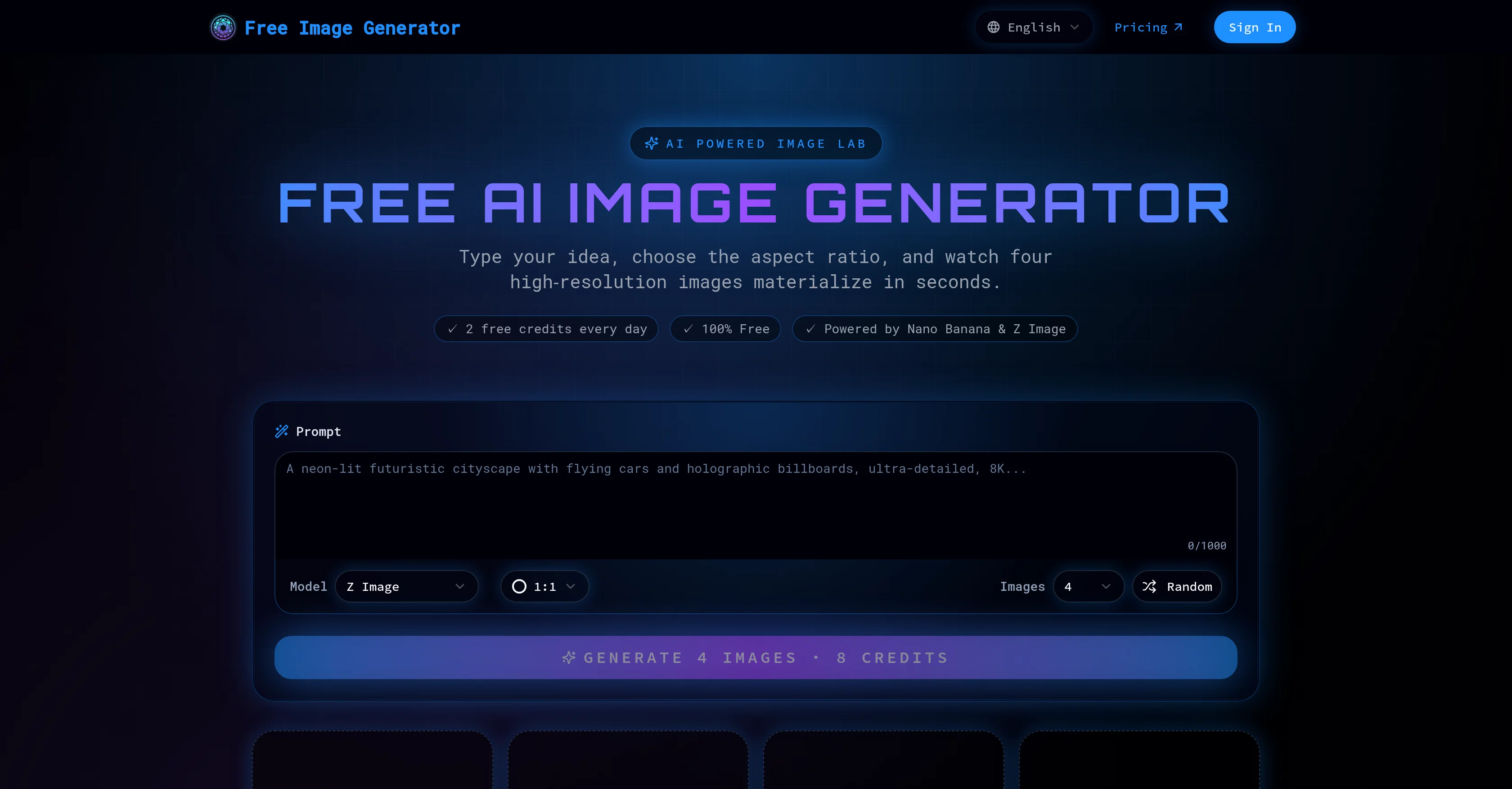 Free Image Generator.appv1.2.0 screenshot