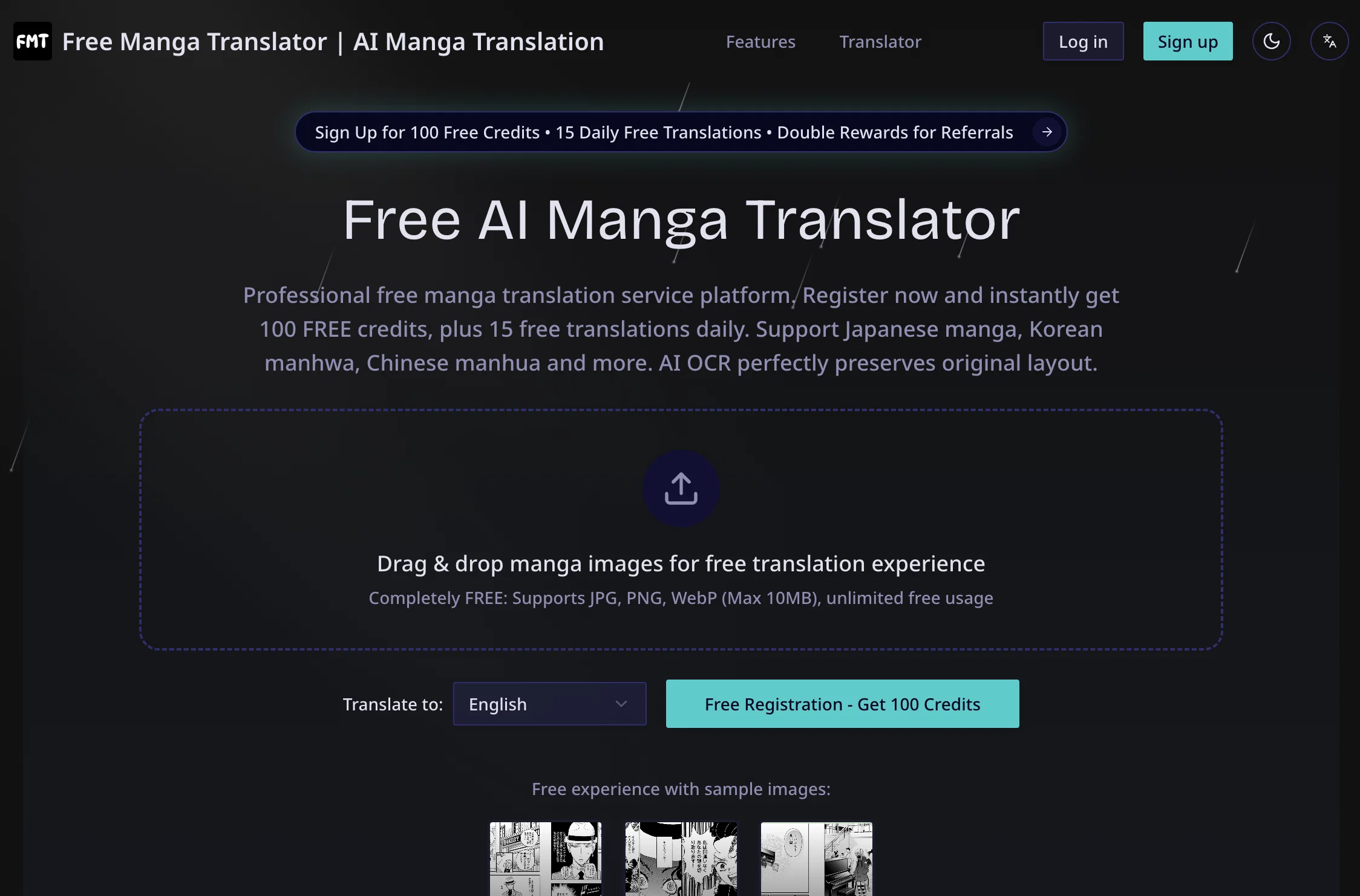 Free Manga Translator screenshot