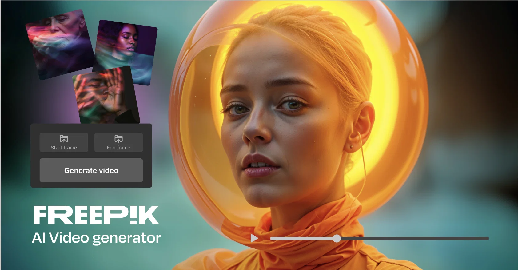Freepik AI Video Generator screenshot