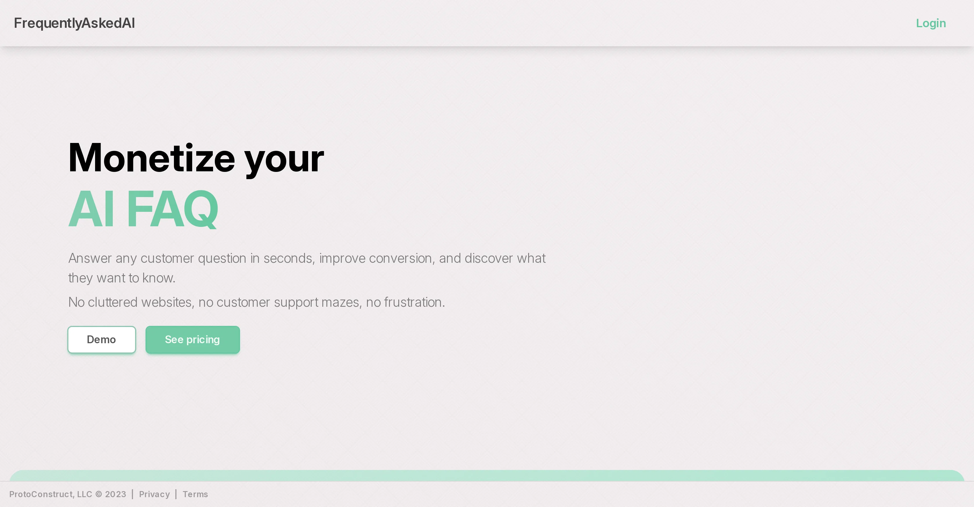 FrequentlyAskedAI screenshot