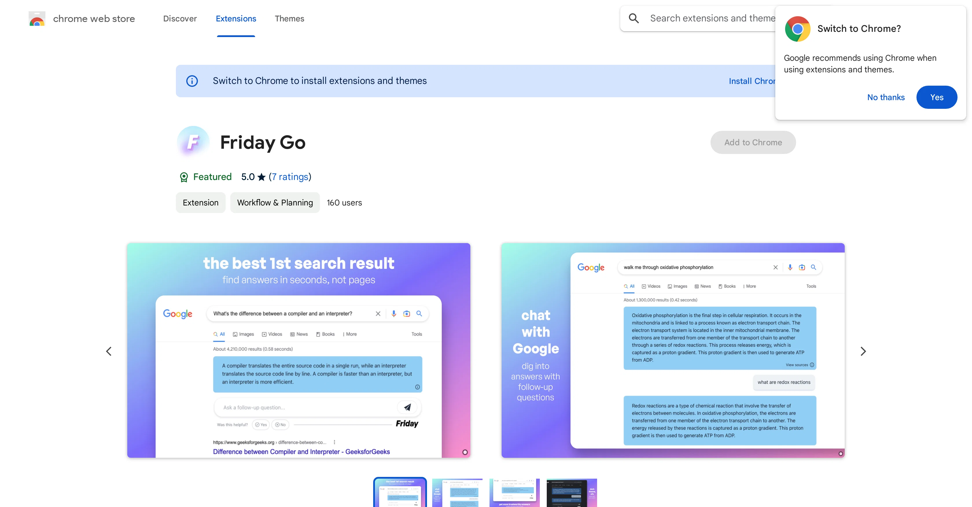 Friday Go screenshot