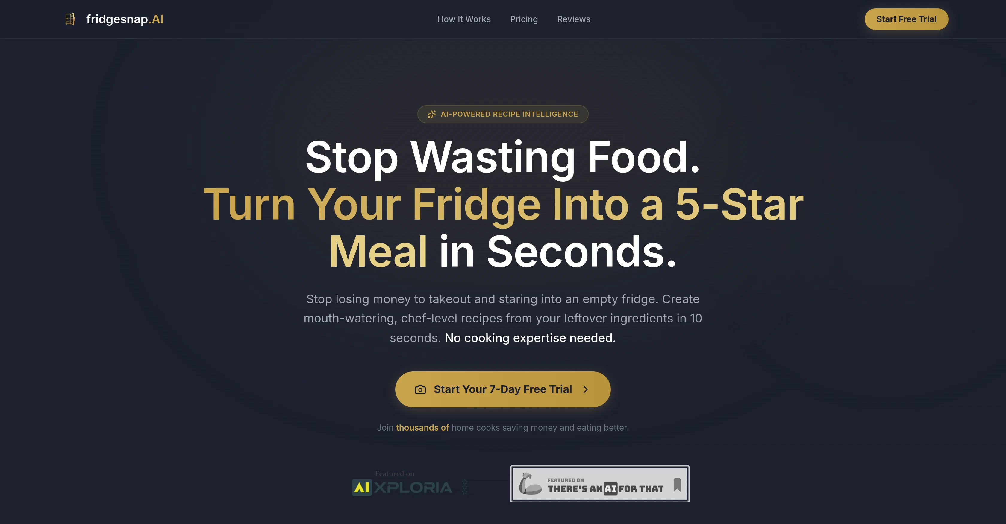 fridgesnap.AI screenshot