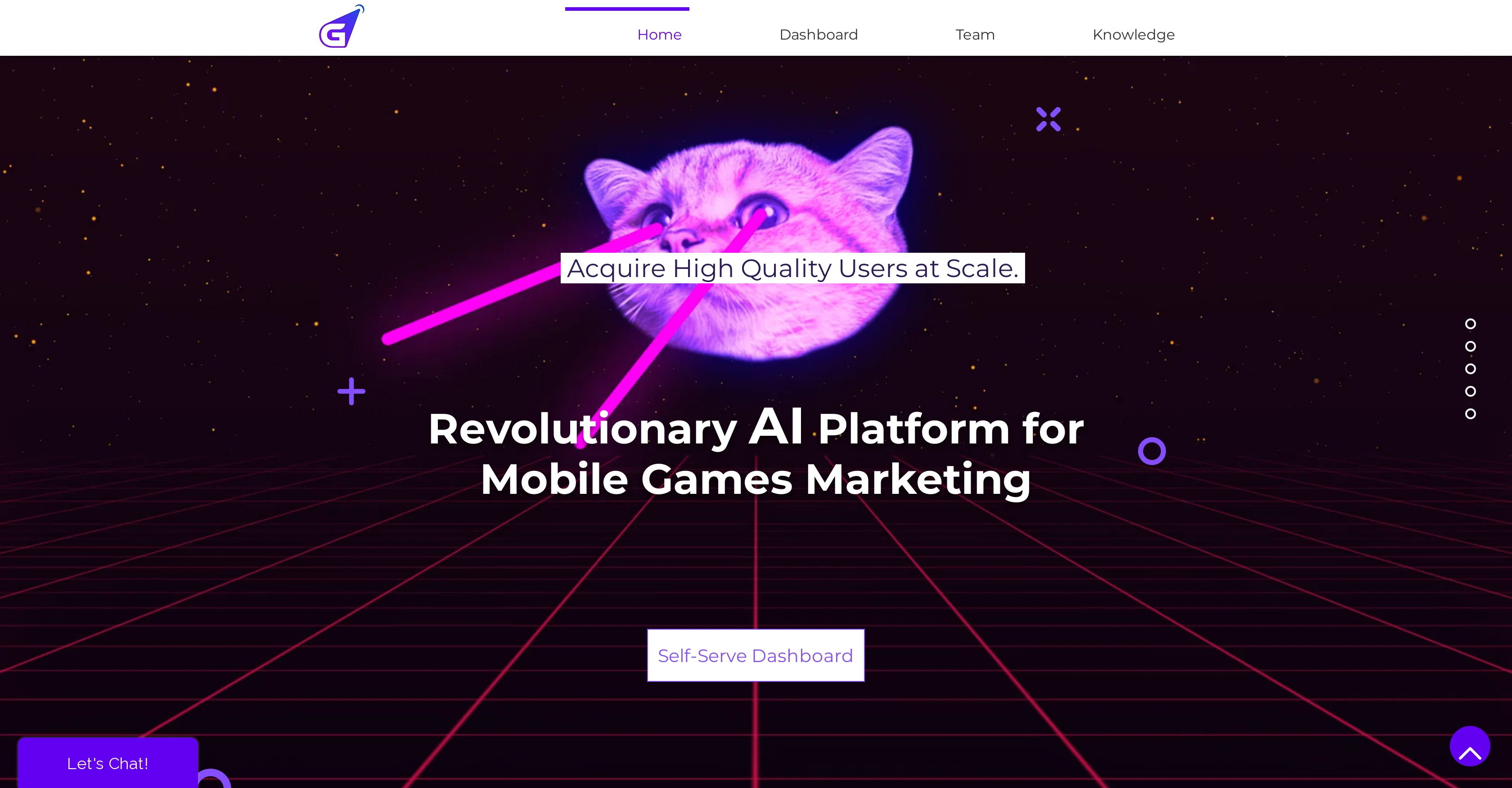 Gamelight - AI-Backed Mobile Marketing screenshot