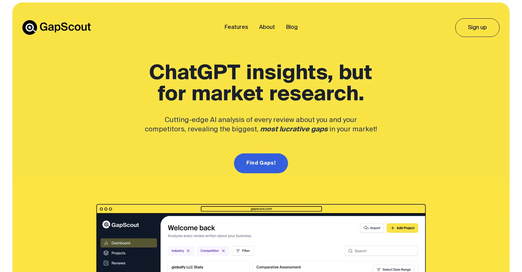 GapScout screenshot