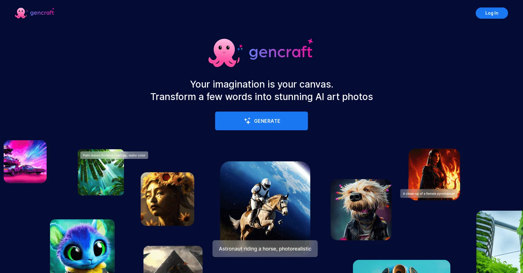 Gencraft screenshot