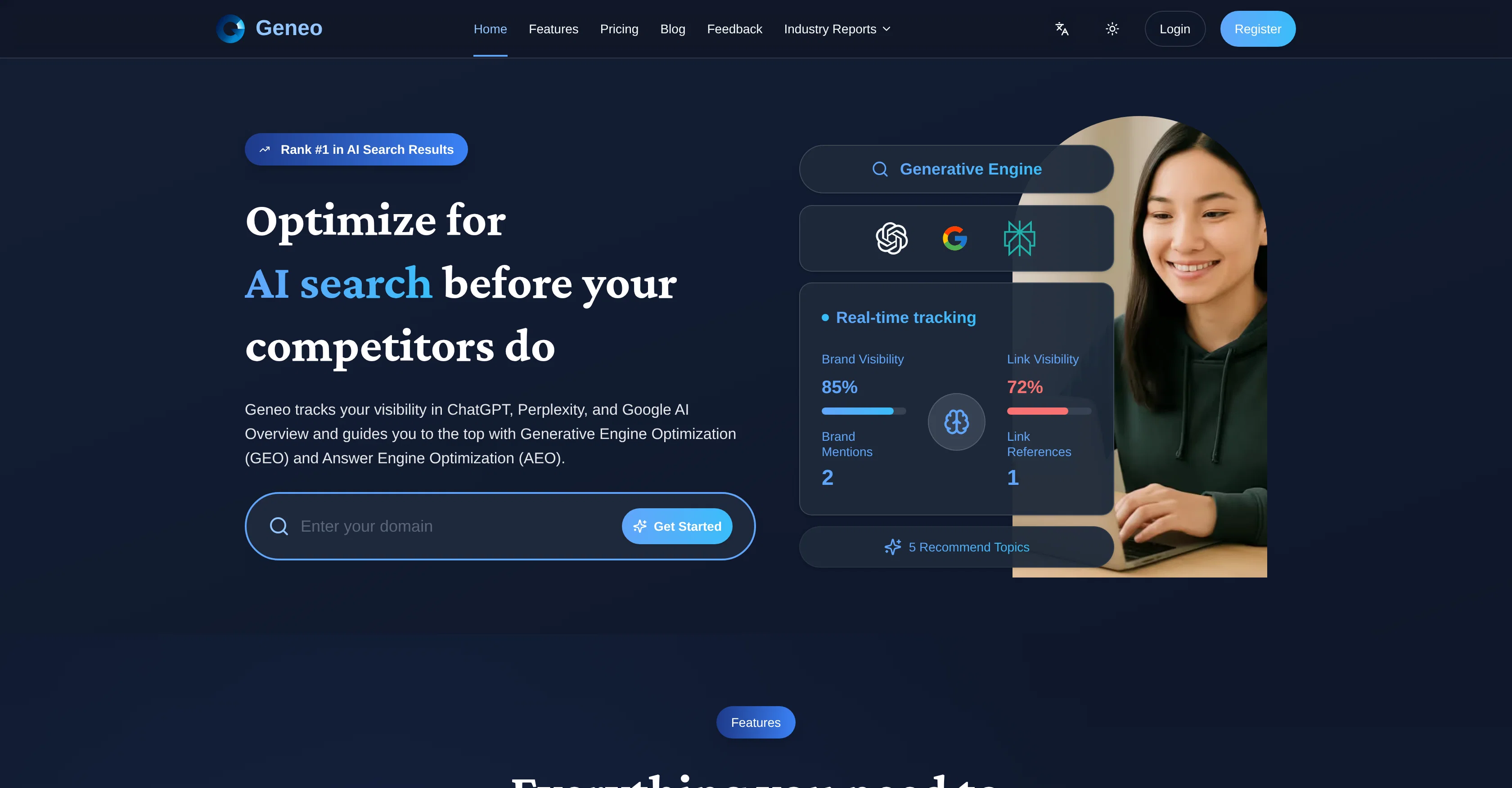 Geneo screenshot