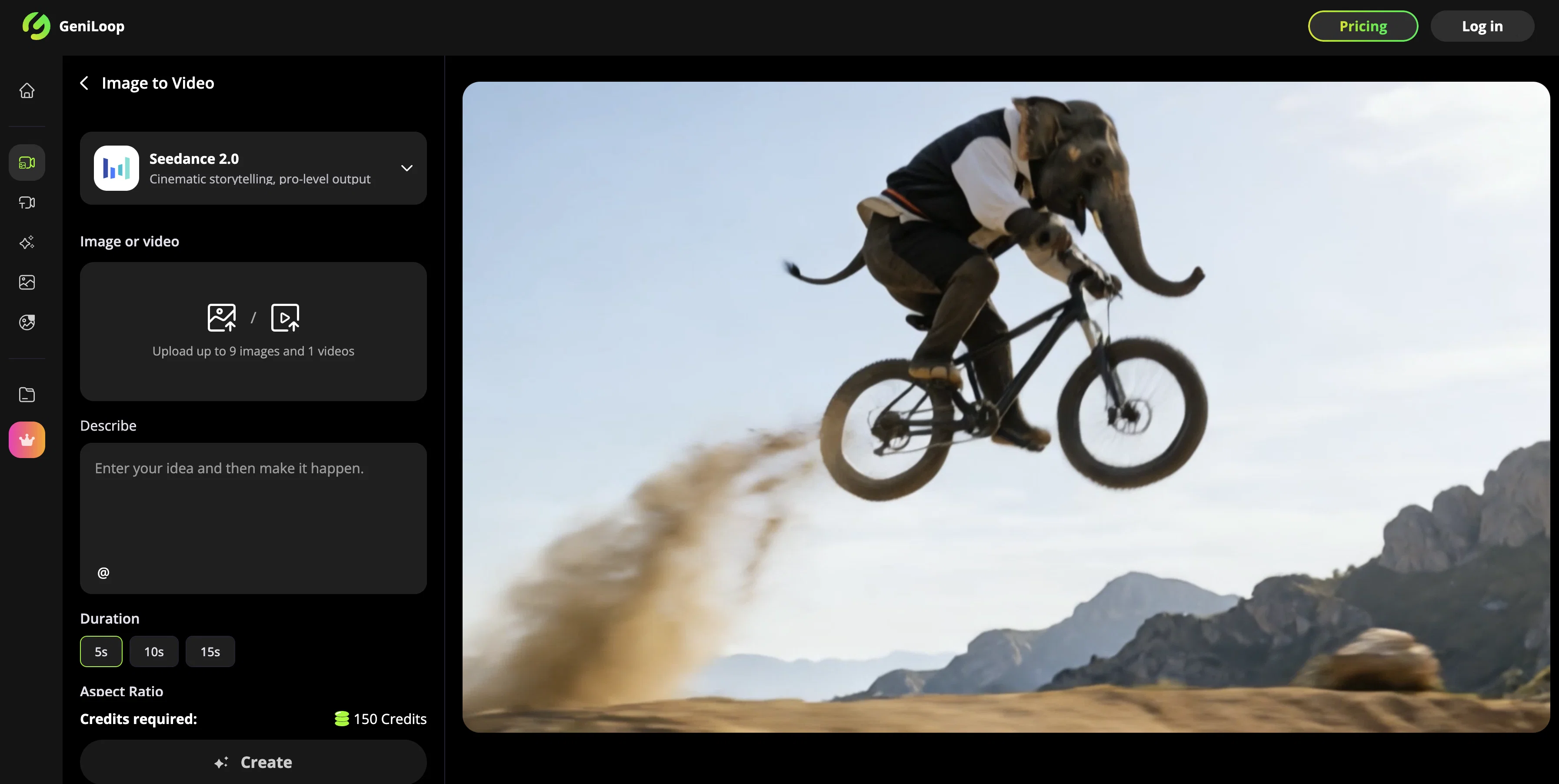 GeniLoop | AI Image to Video Generator screenshot
