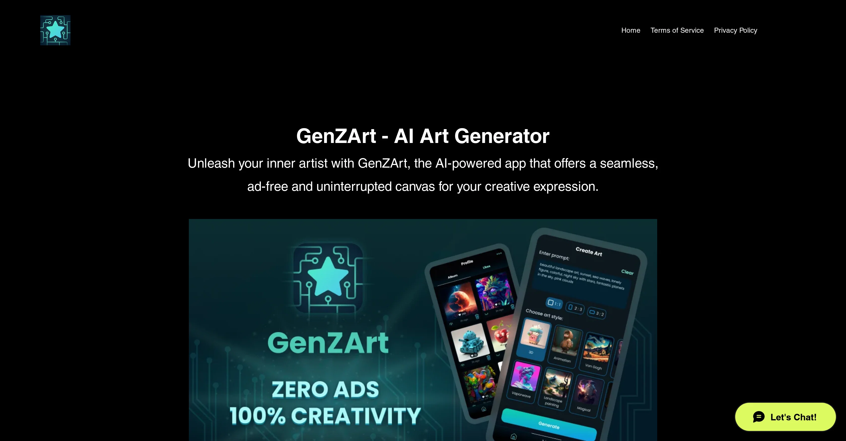 Genzart screenshot