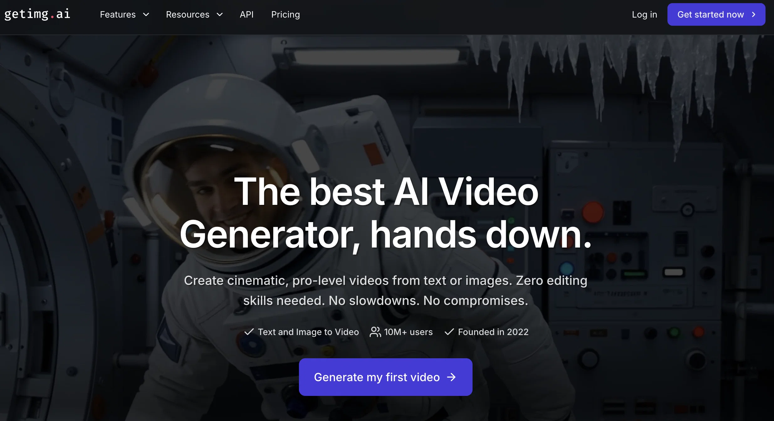 Getimg.ai Video Generator screenshot