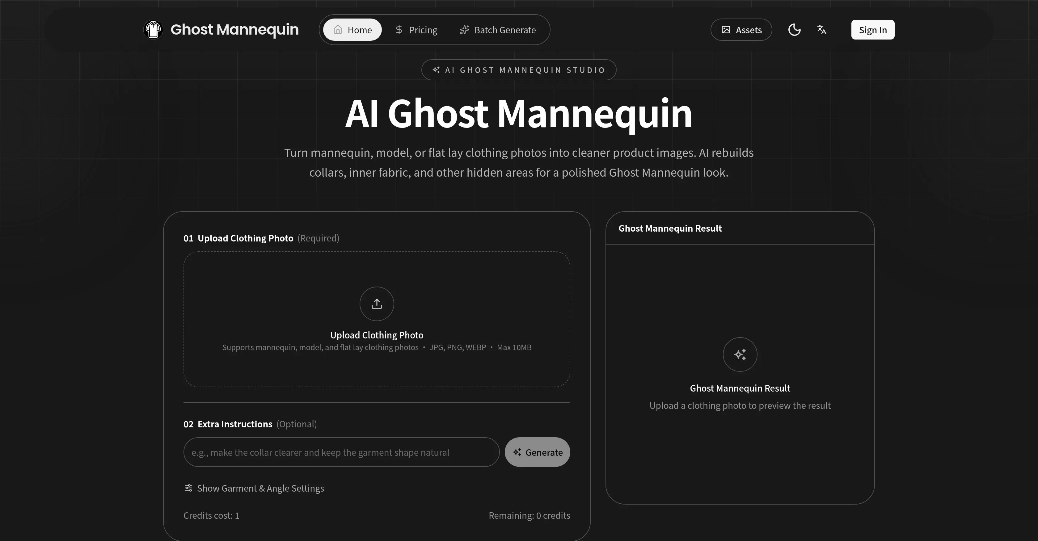 Ghost Mannequin screenshot