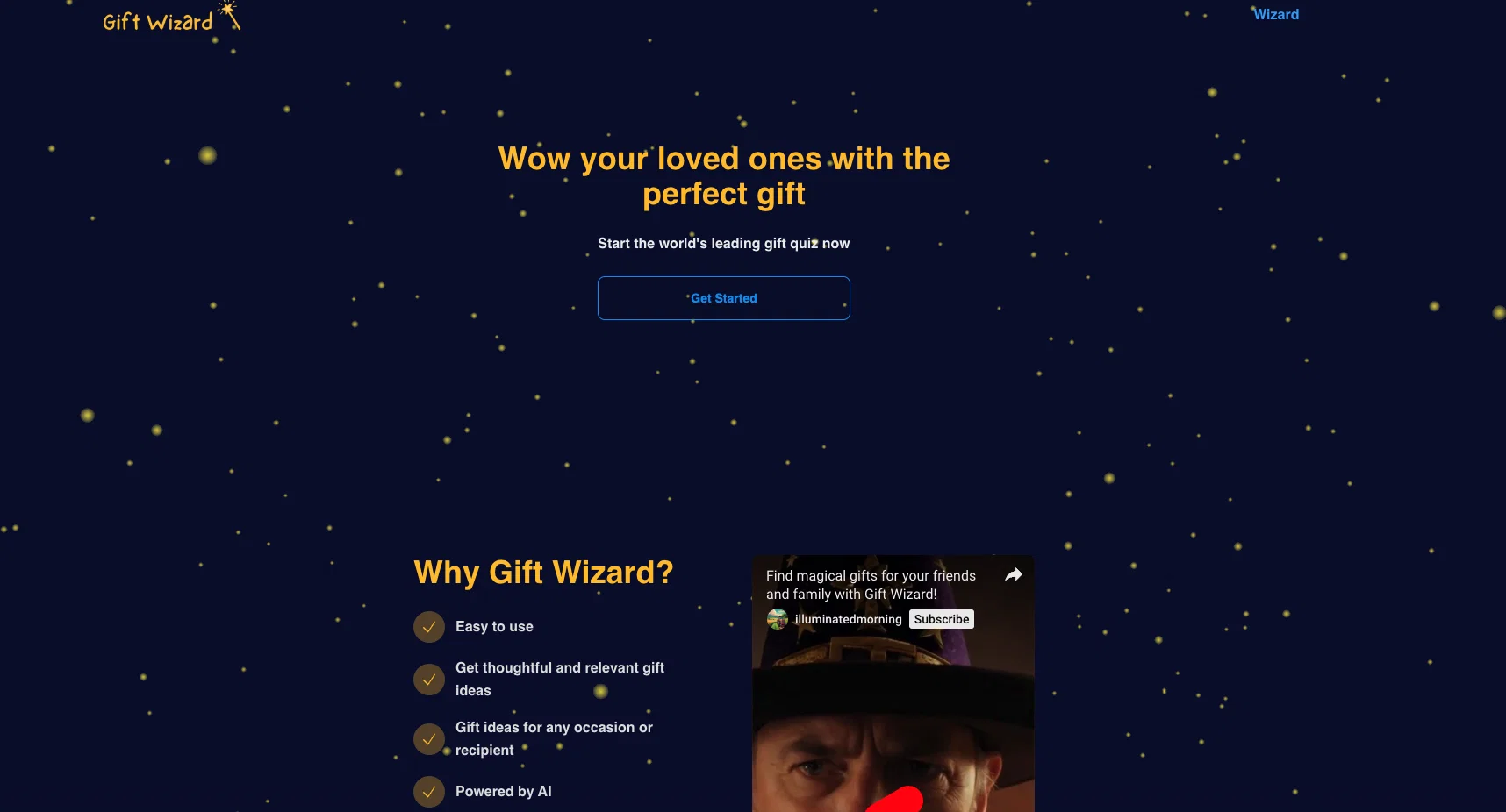 Gift Wizard screenshot