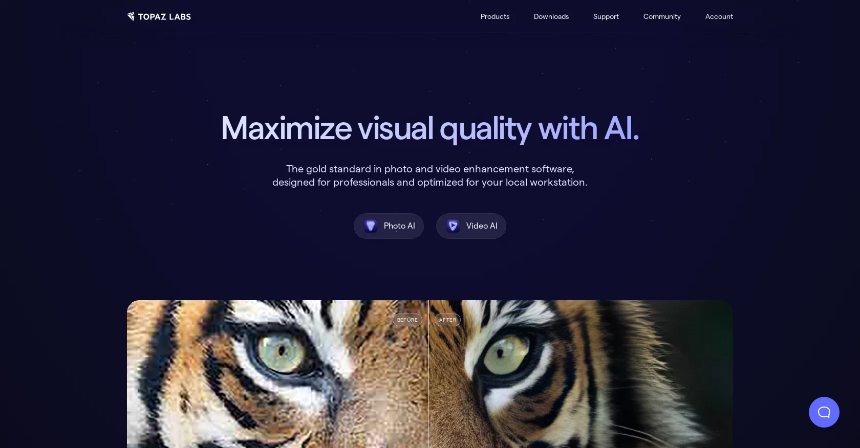 Gigapixel AI | Topaz Labs screenshot