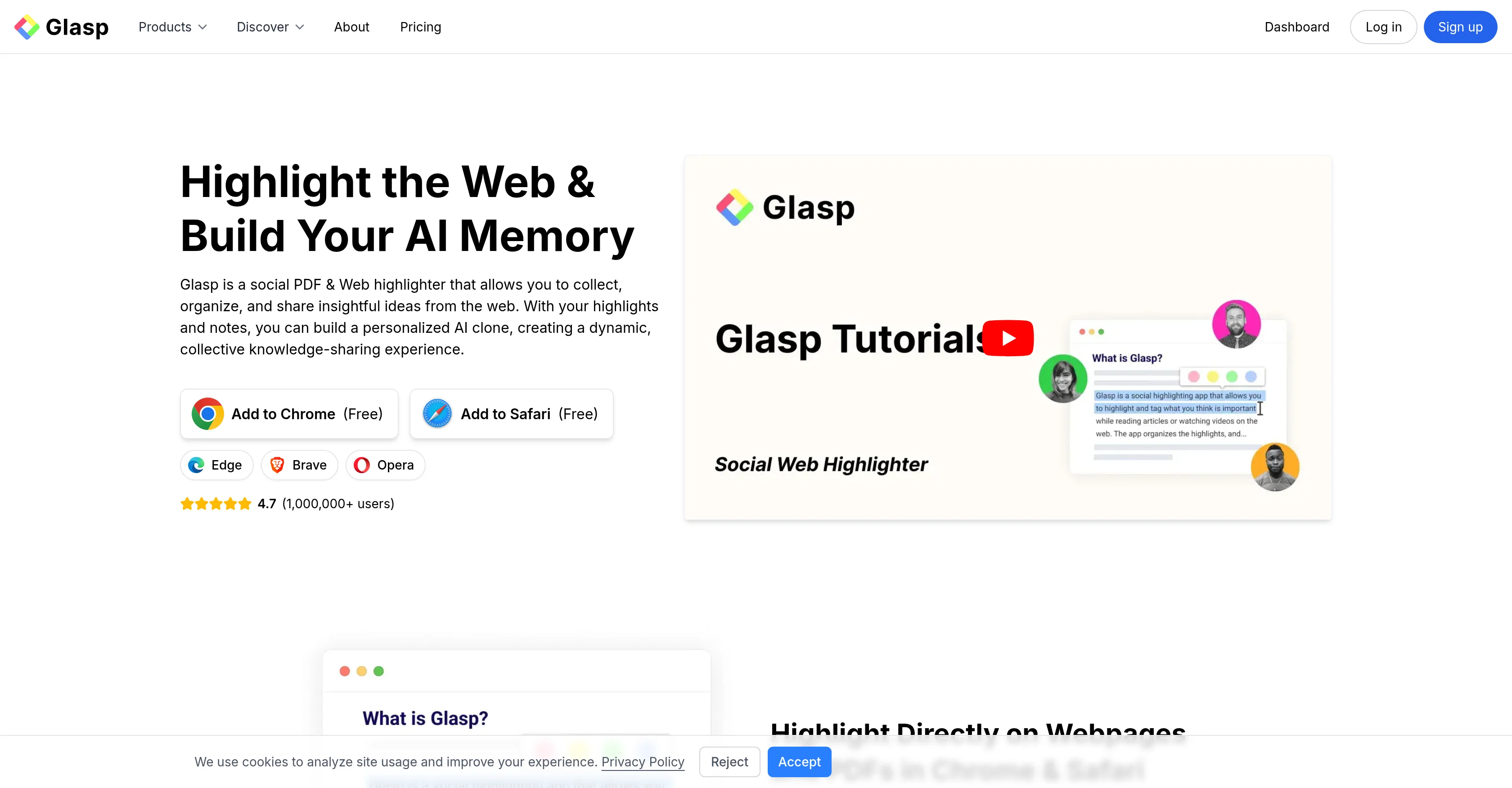 Glasp Highlighter screenshot