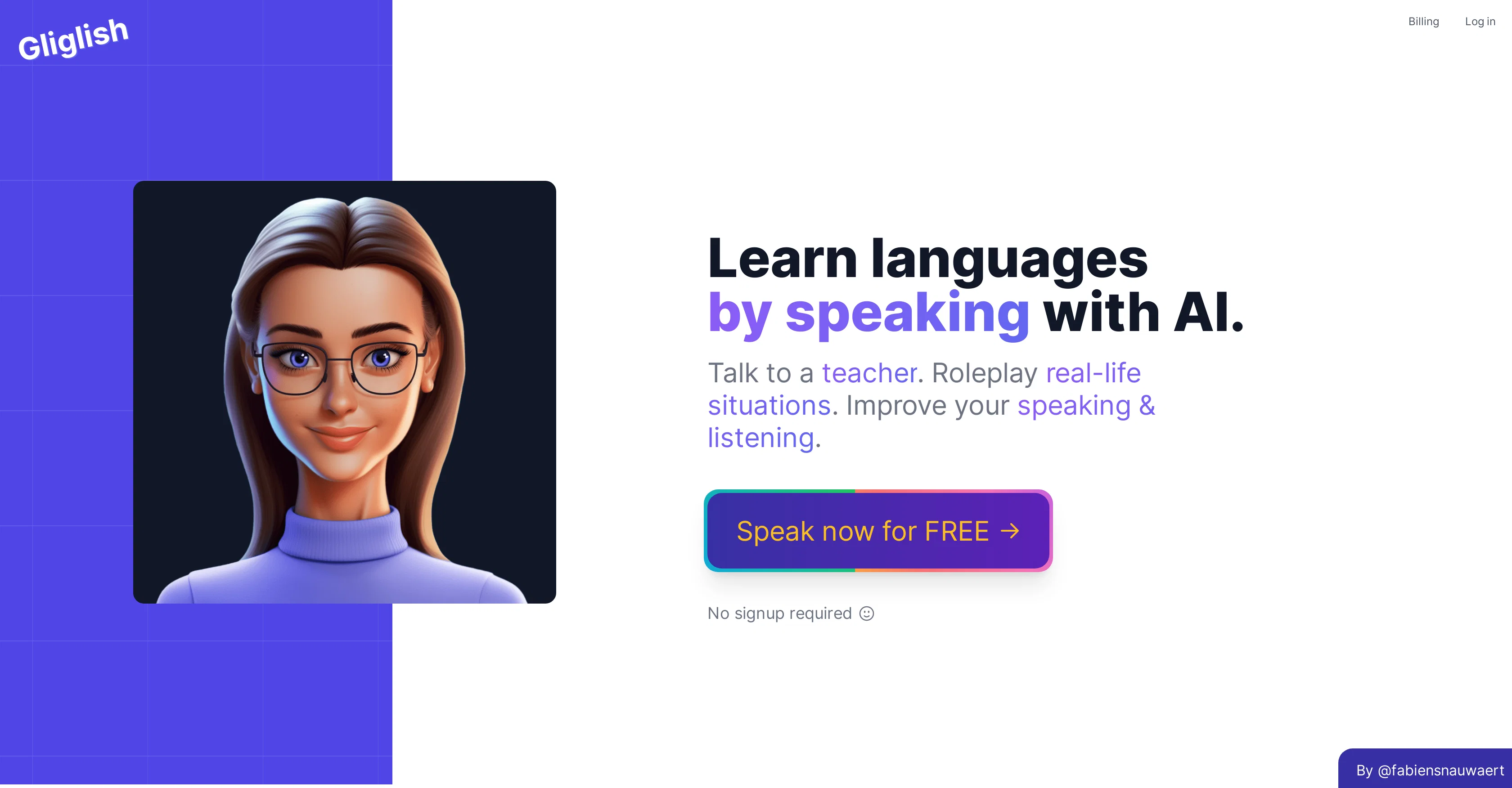 Gliglish screenshot