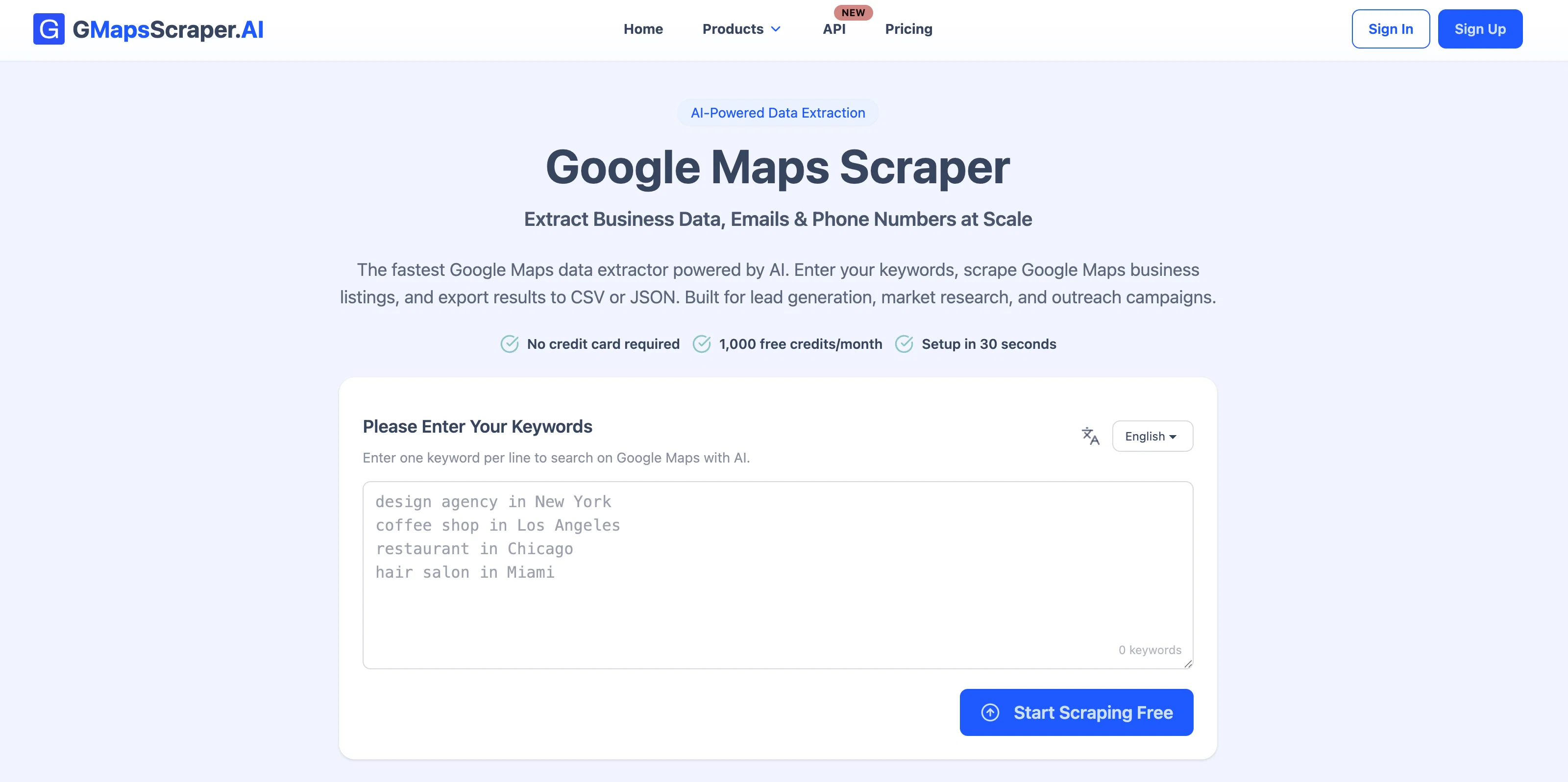 GMapsScraper AI screenshot