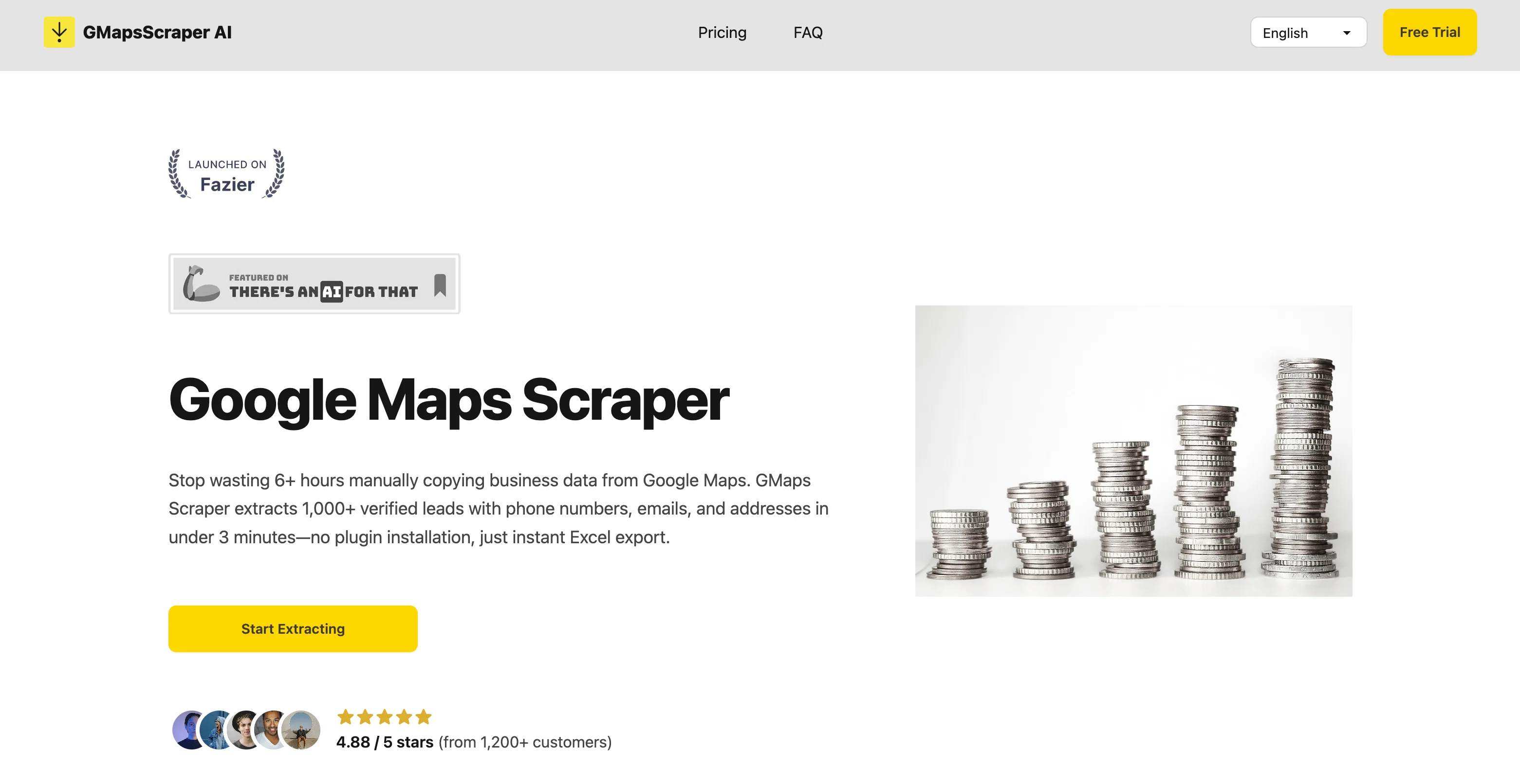 GMapsScraper.io screenshot