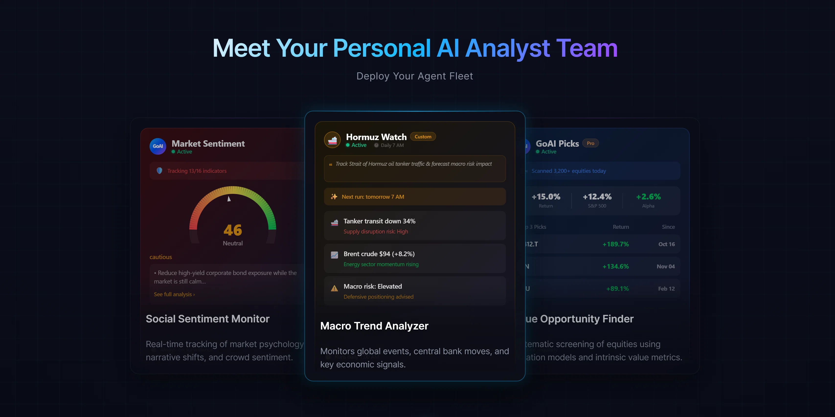 GoAI: Personal AI Investment Assistantv4.0 screenshot