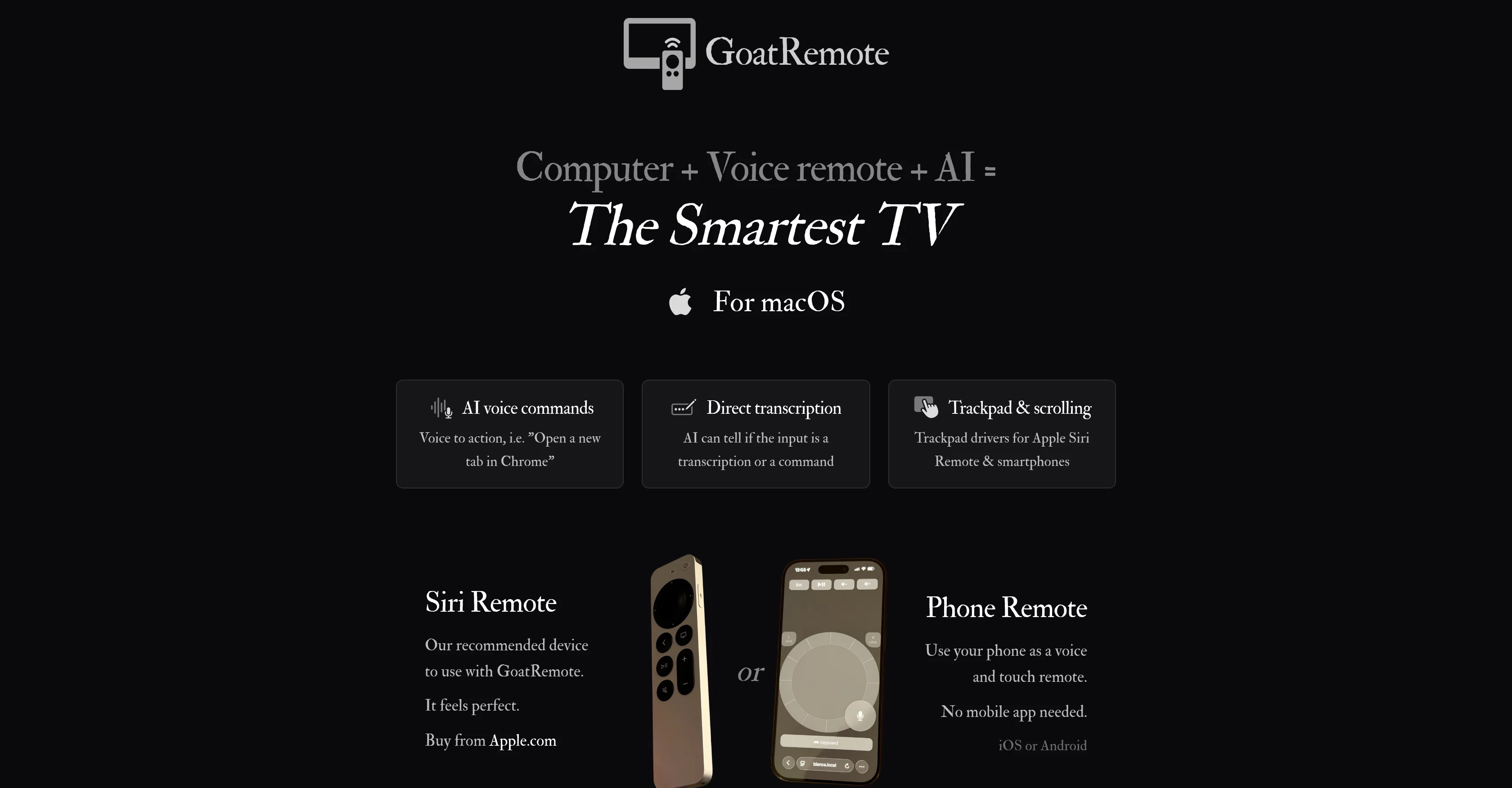GoatRemote screenshot