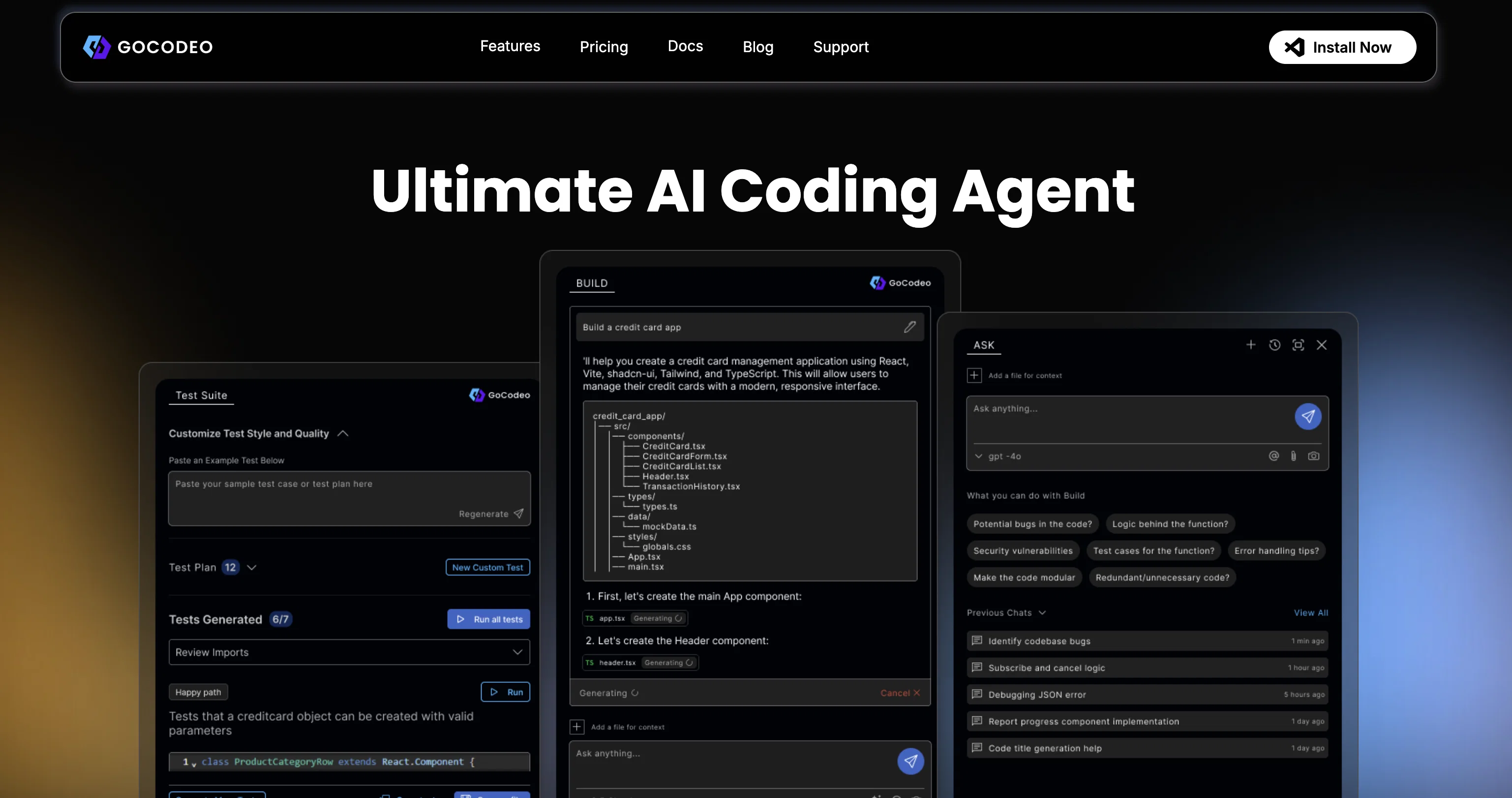 GoCodeo screenshot