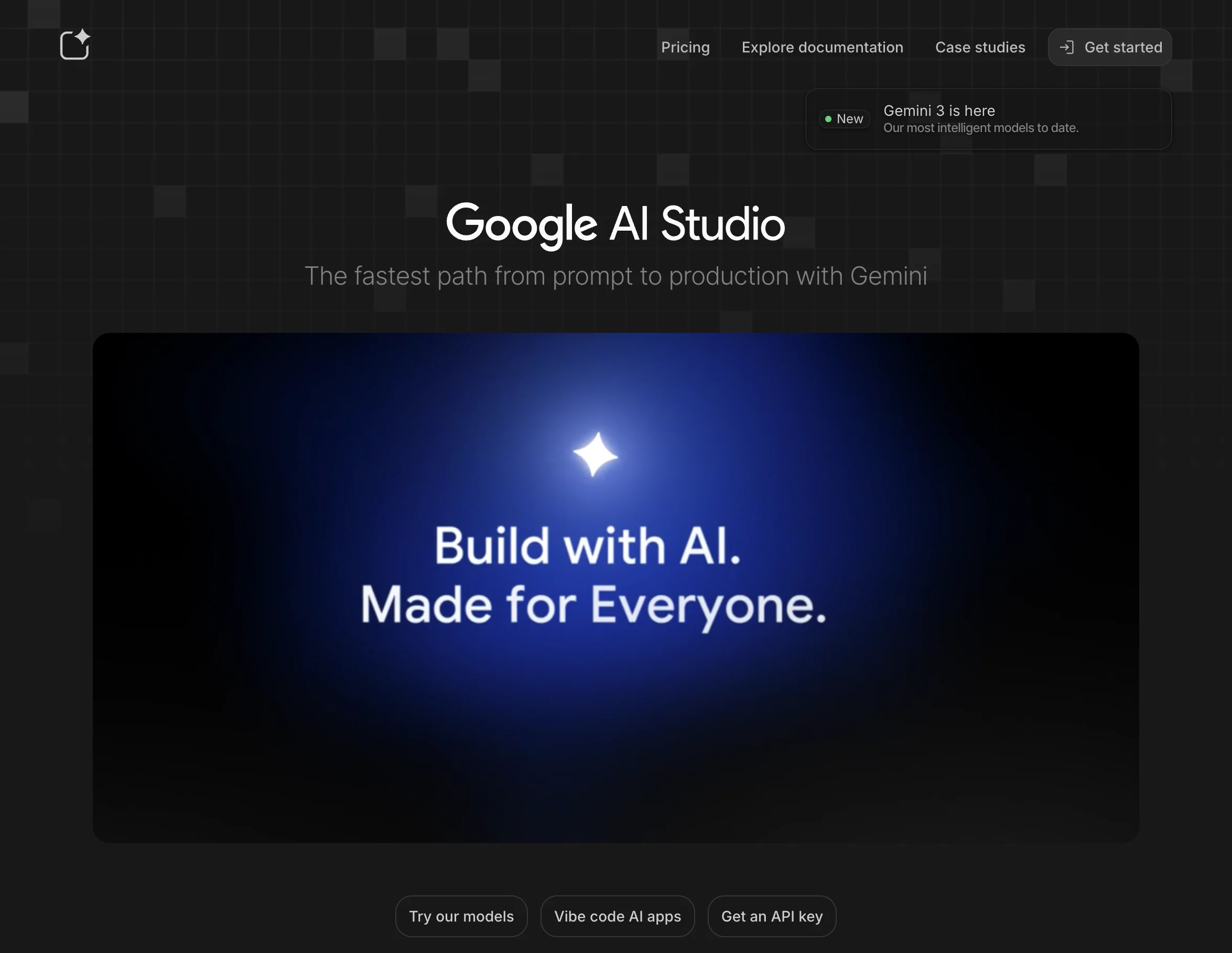 Google AI Studio screenshot