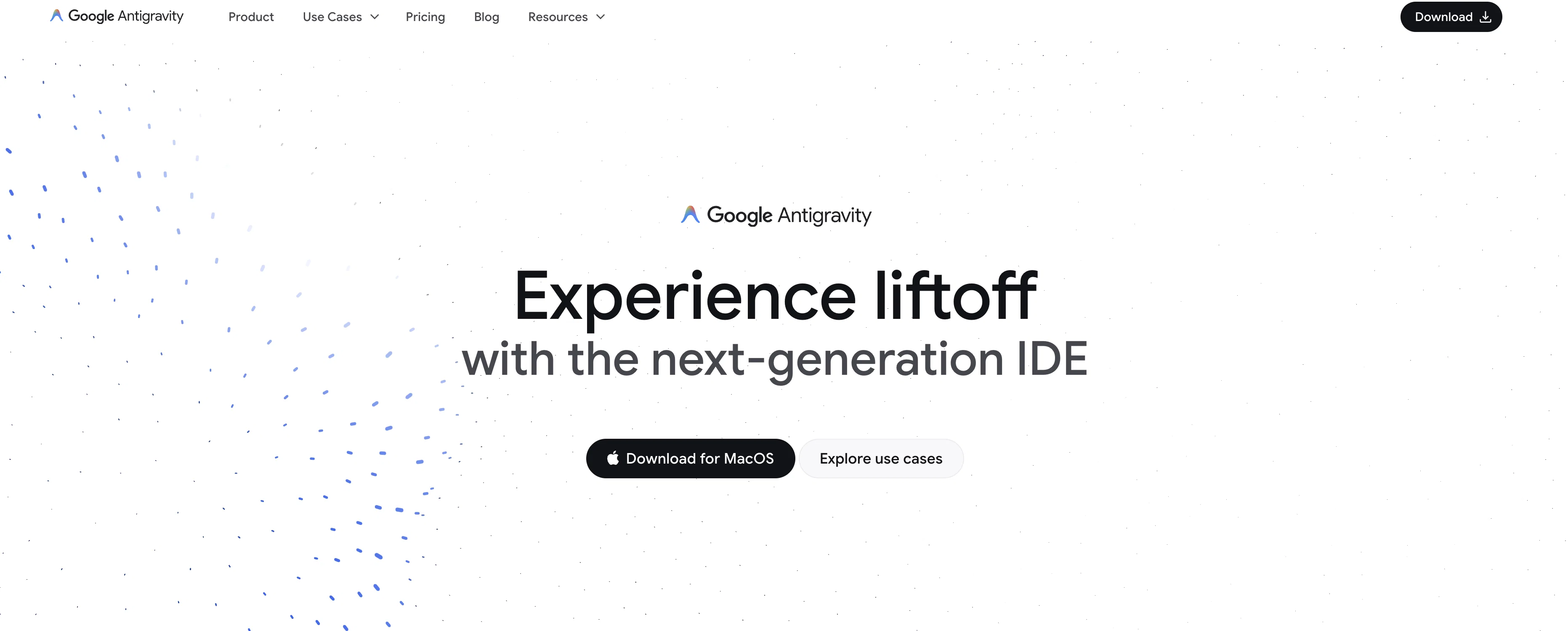 Google Antigravity screenshot