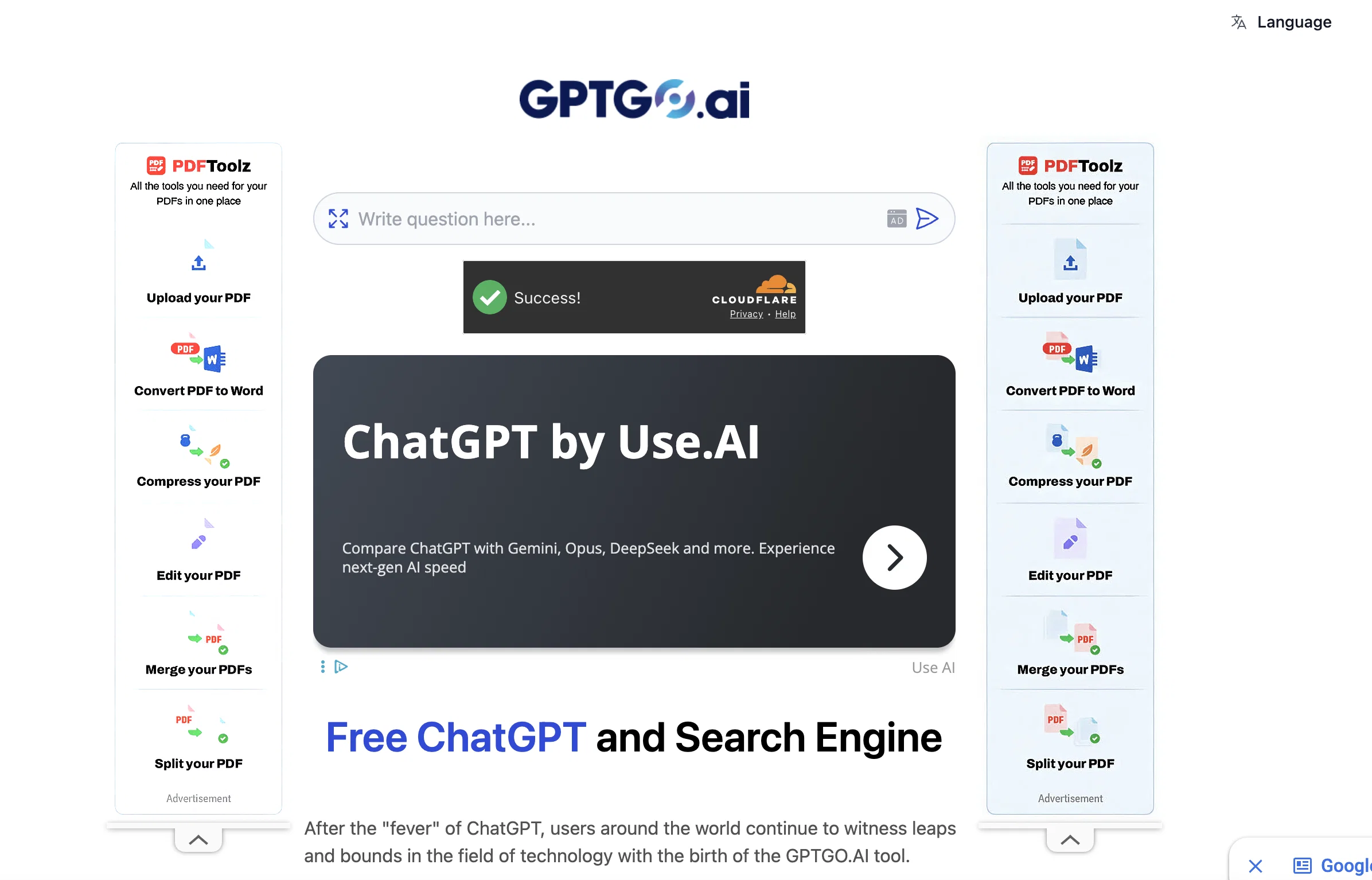 GPTGo screenshot