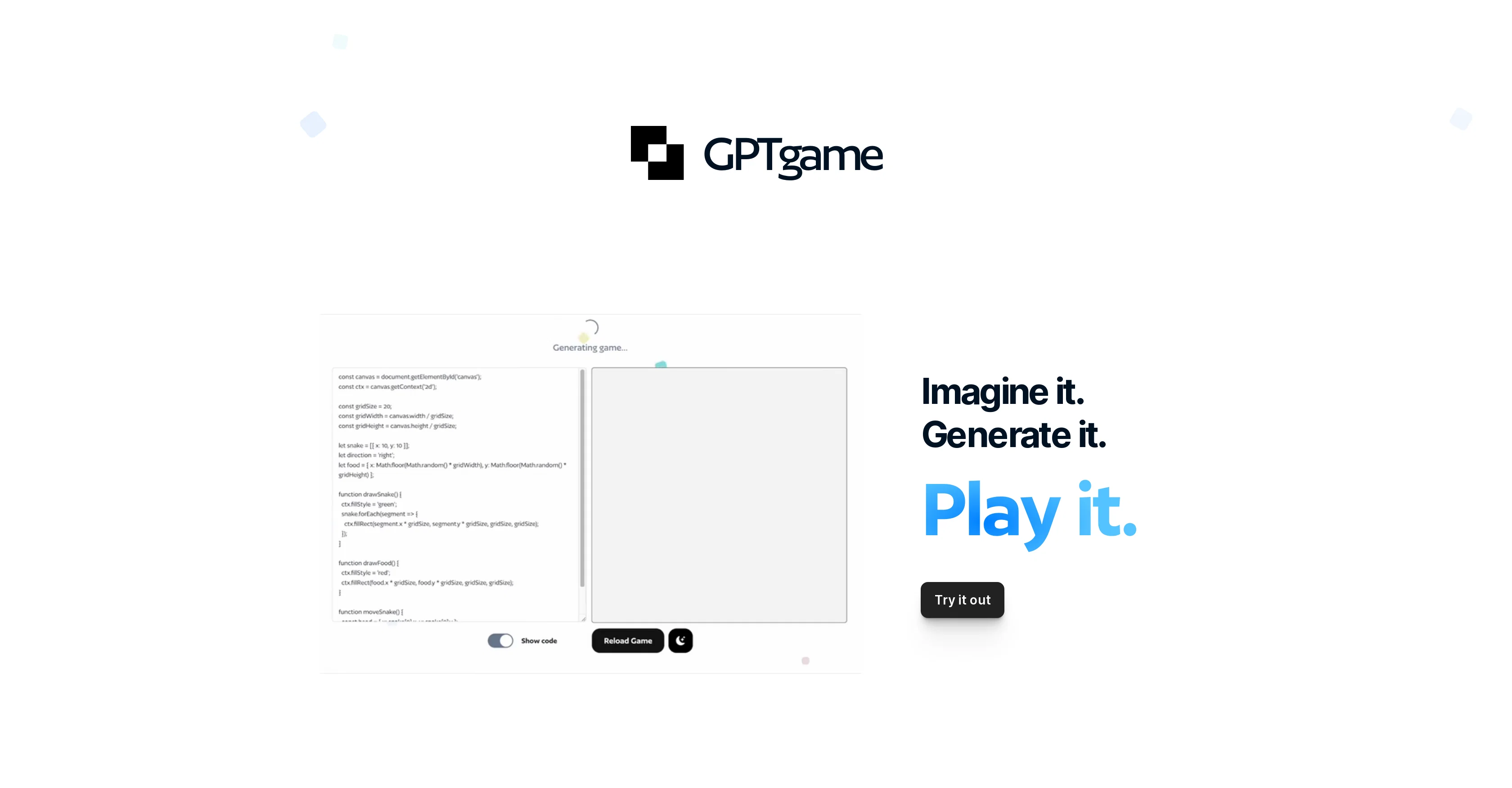 GPTGame screenshot