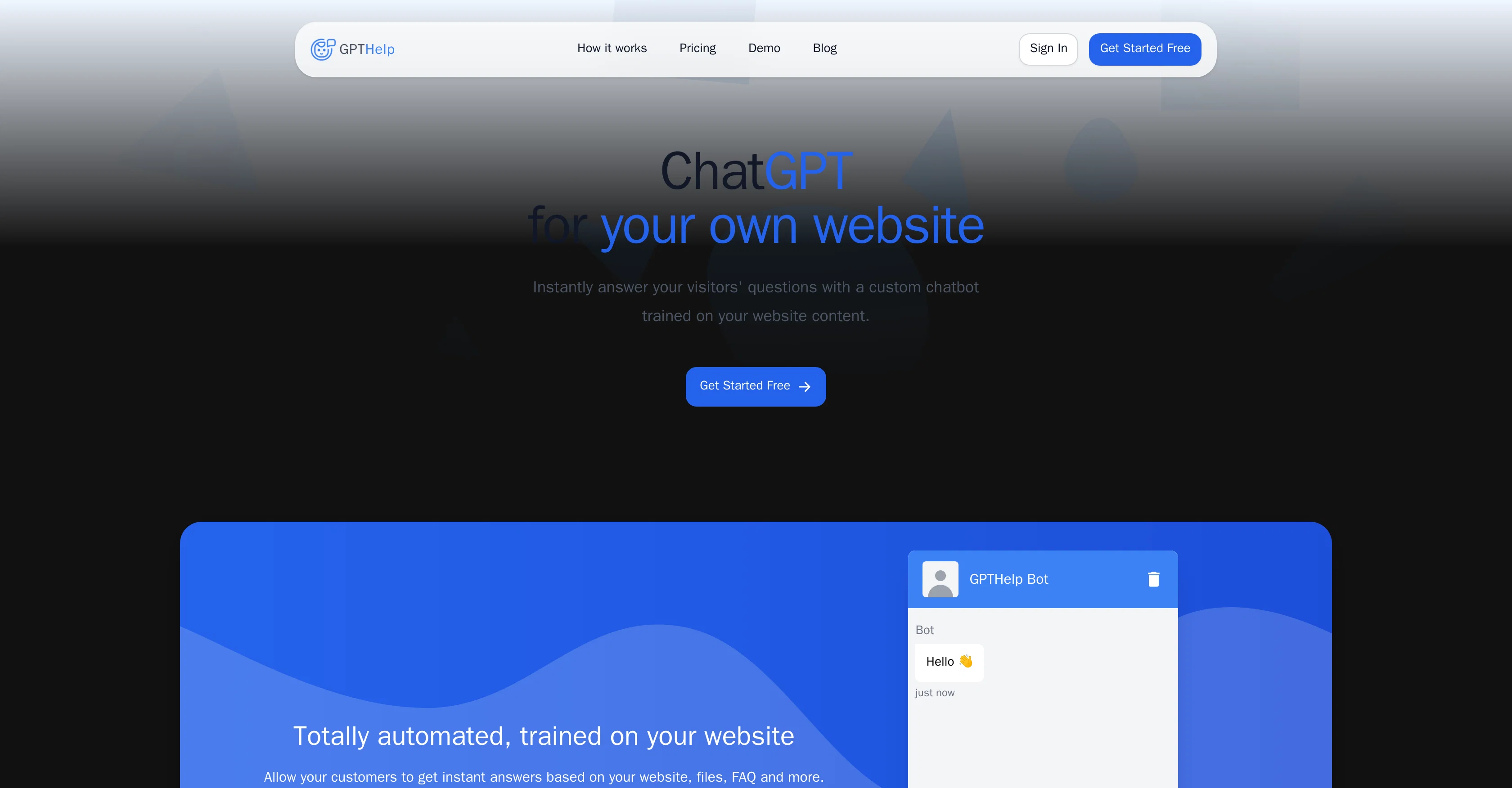 GPTHelp screenshot