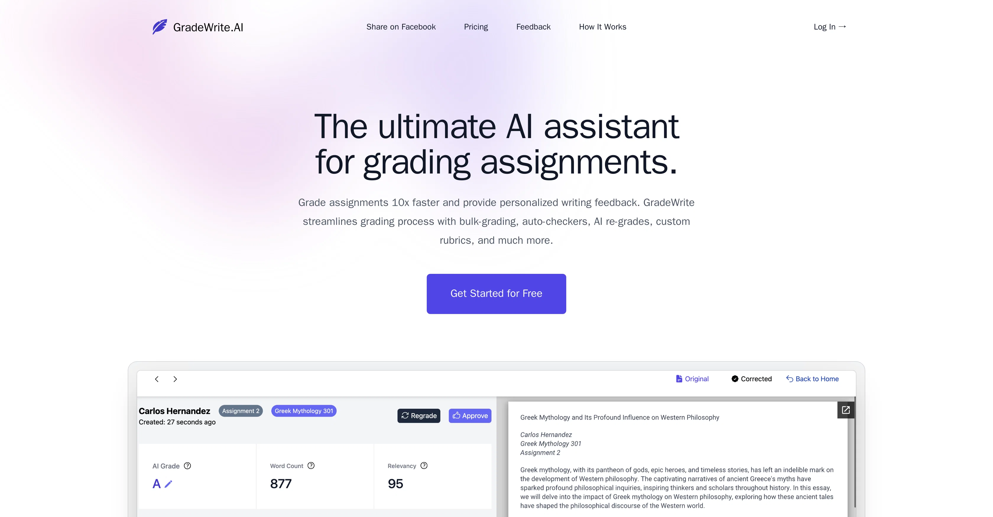 GradeWrite screenshot