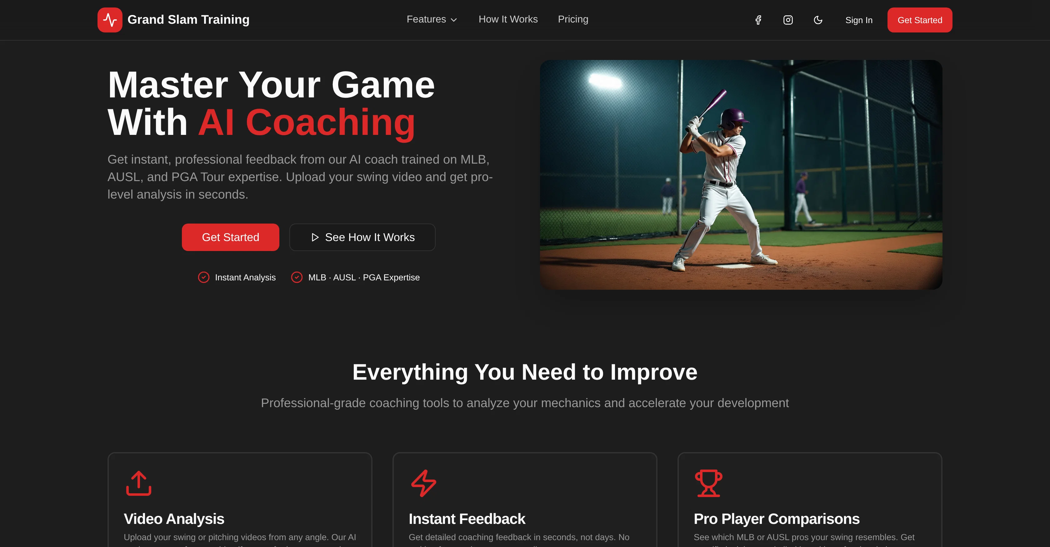 Grand Slam Training screenshot
