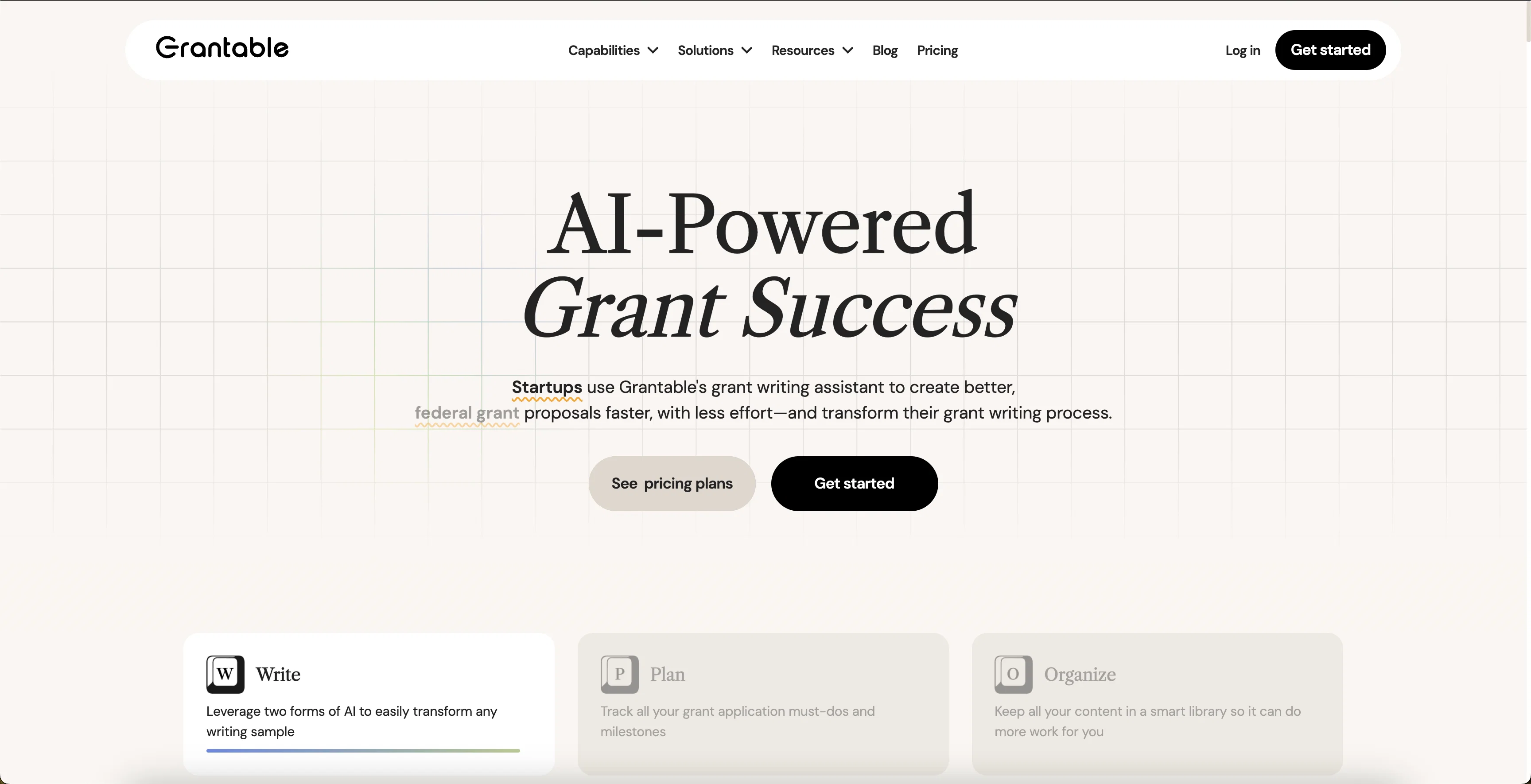 Grantable screenshot