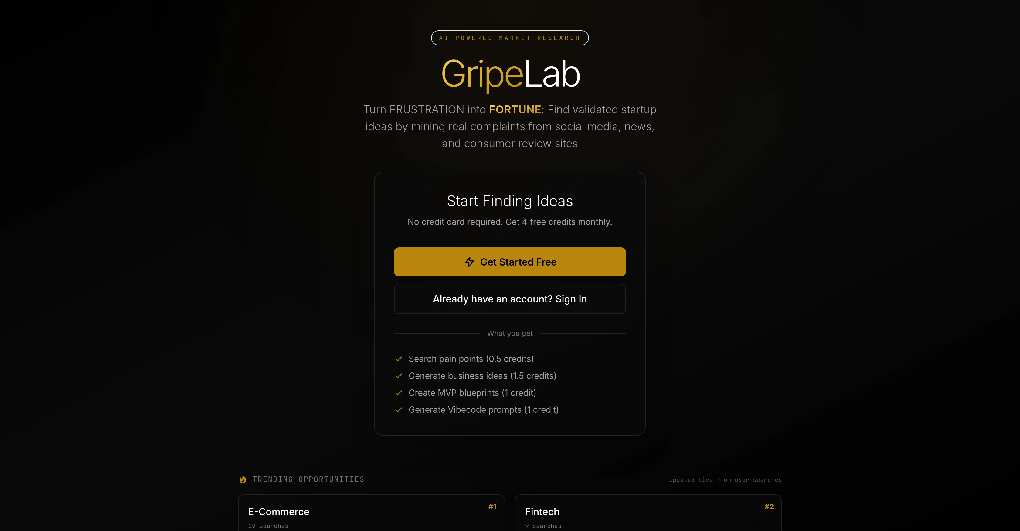 GripeLab screenshot