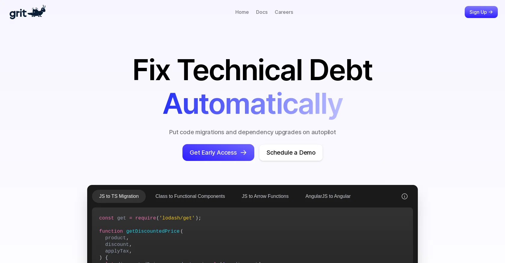 Grit.io screenshot