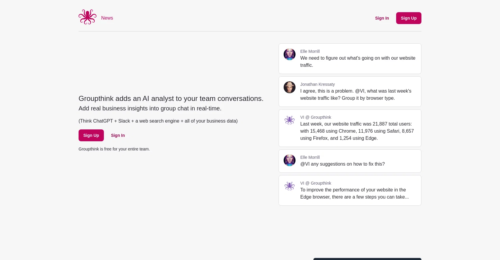 Groupthink screenshot